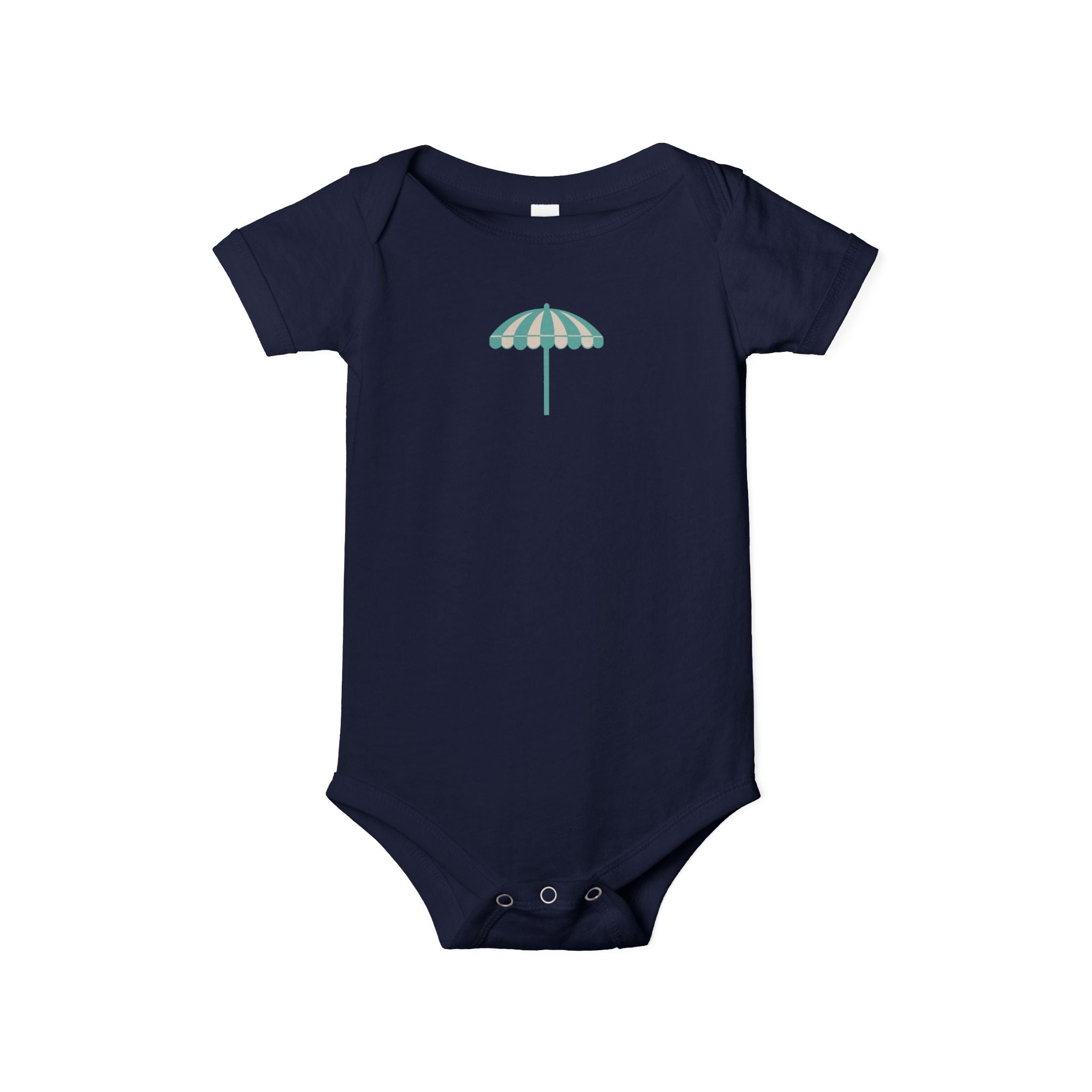 Infant One-Piece Bodysuit — Cute Beach Umbrella Graphic Baby Onesie