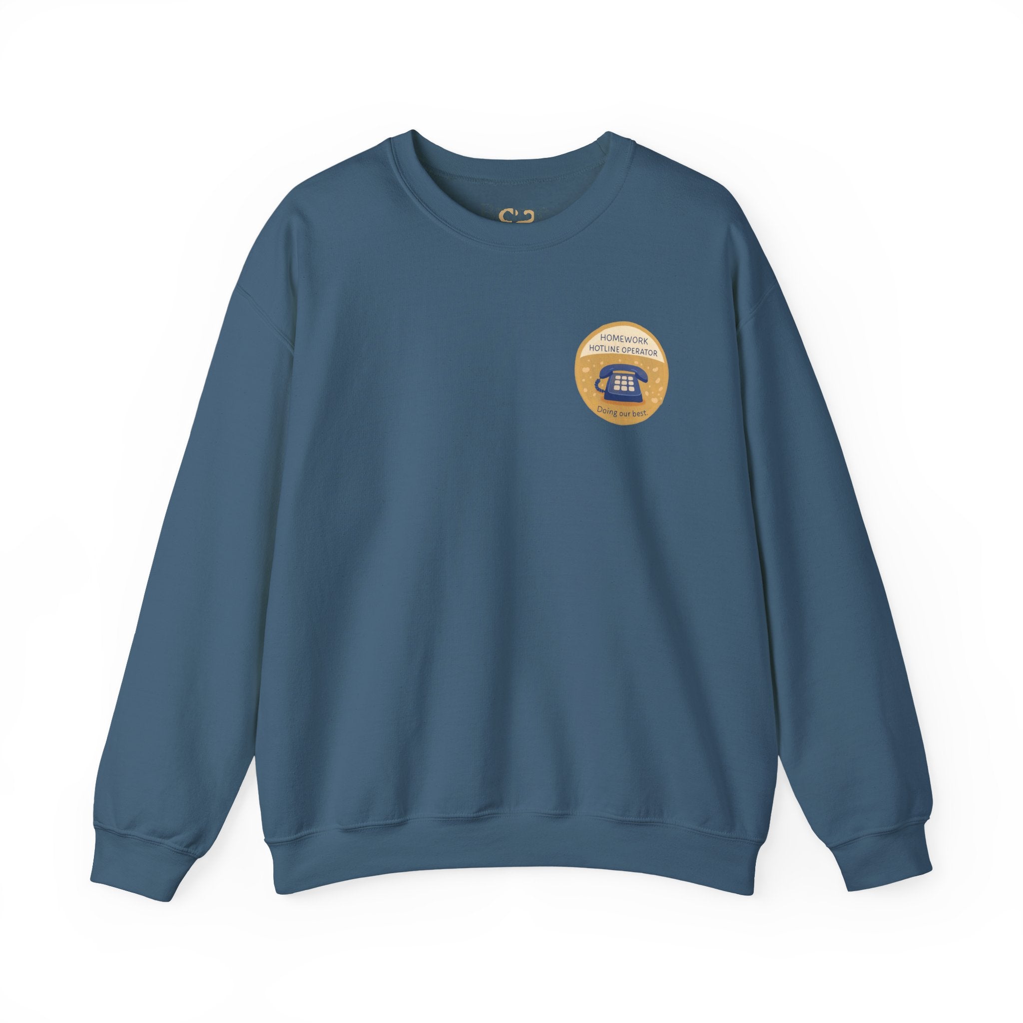 Homework Hotline Mom Merit Badge Sweatshirt