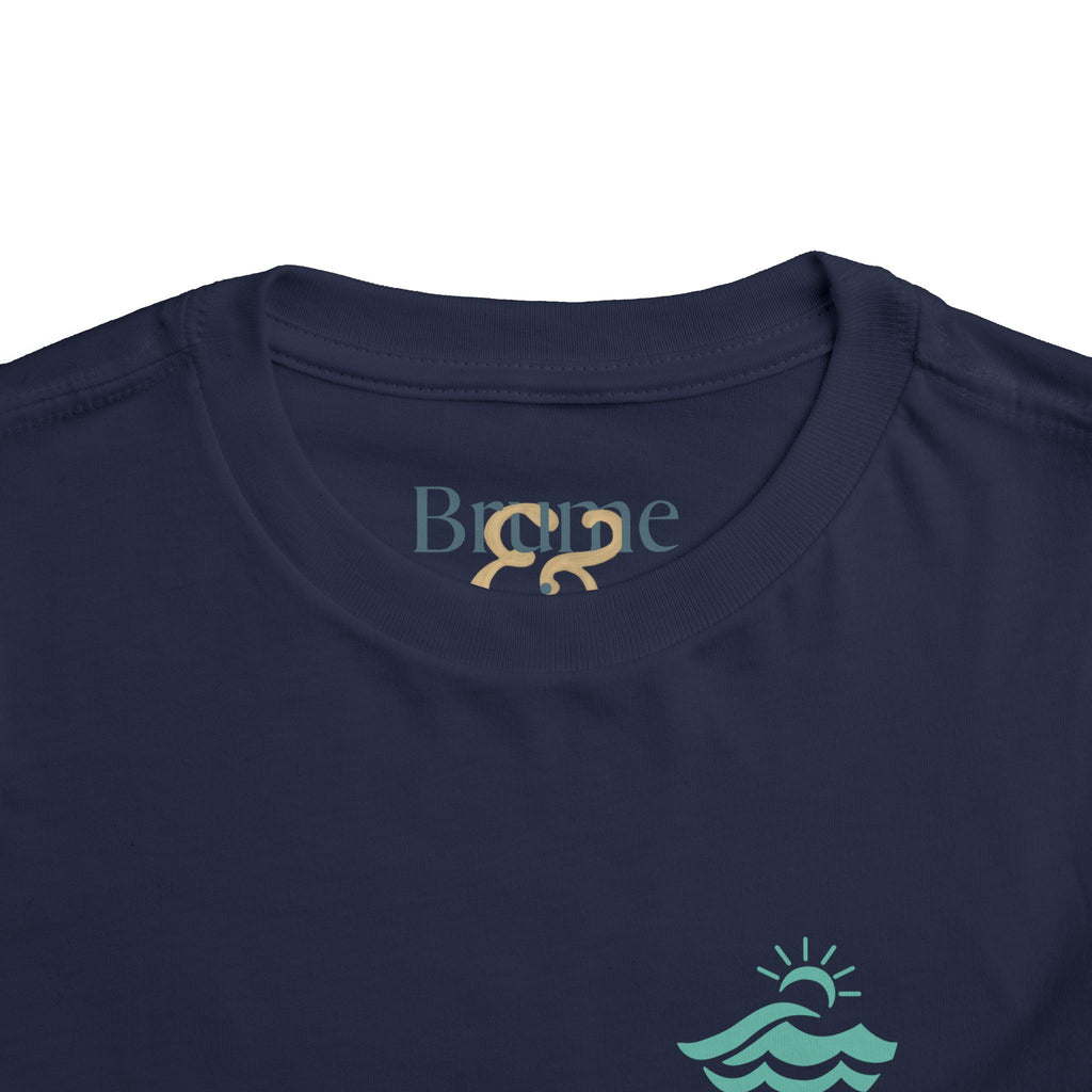 Toddler Tee — Brine Beach Club Saltwater Division Waves Graphic