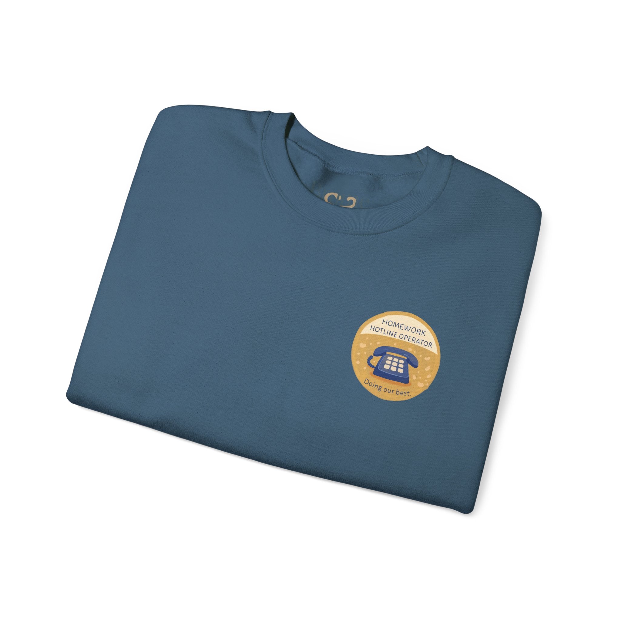 Homework Hotline Mom Merit Badge Sweatshirt