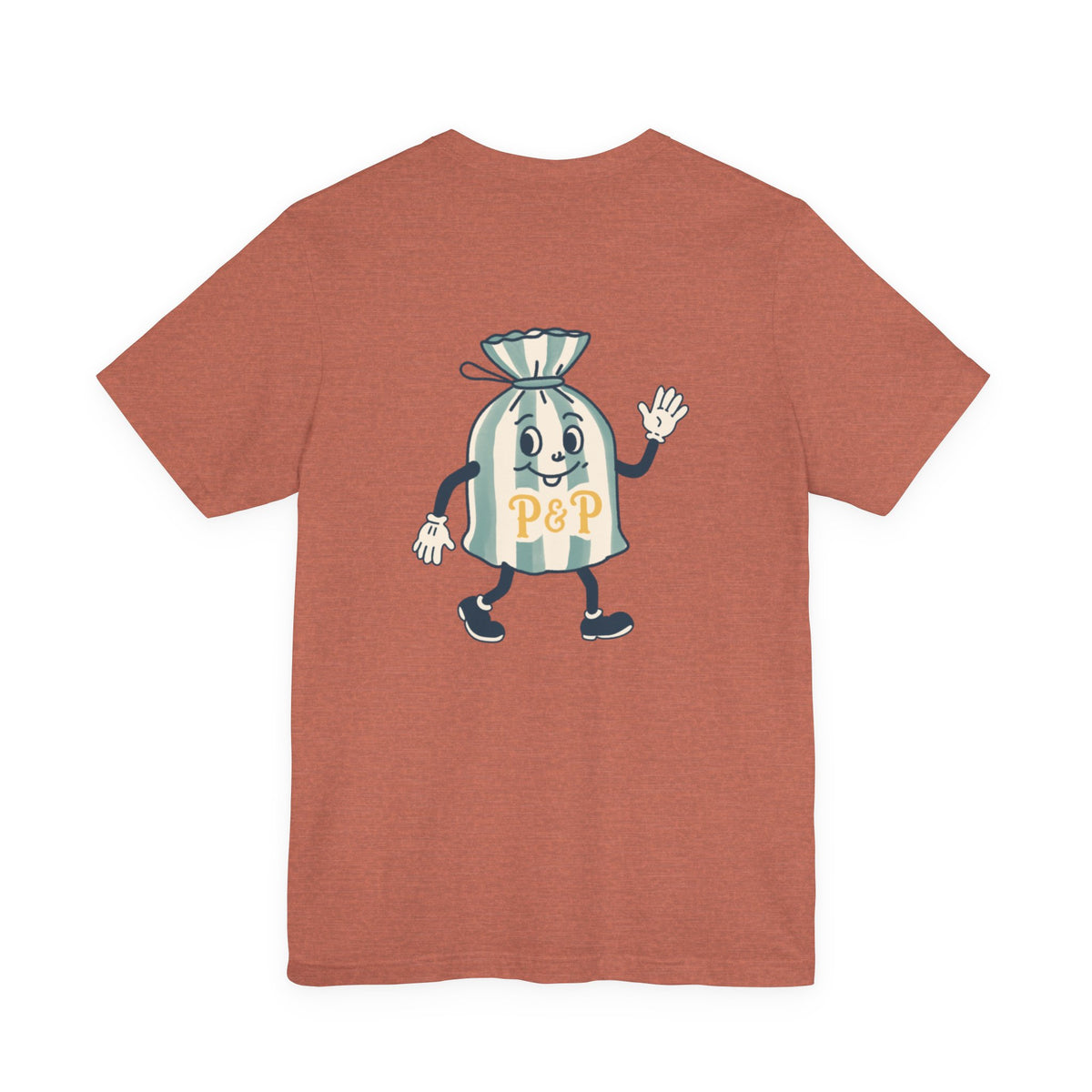 Port & Penny Retro Candy Bag Graphic Tee — Cute Vintage Snack Shirt