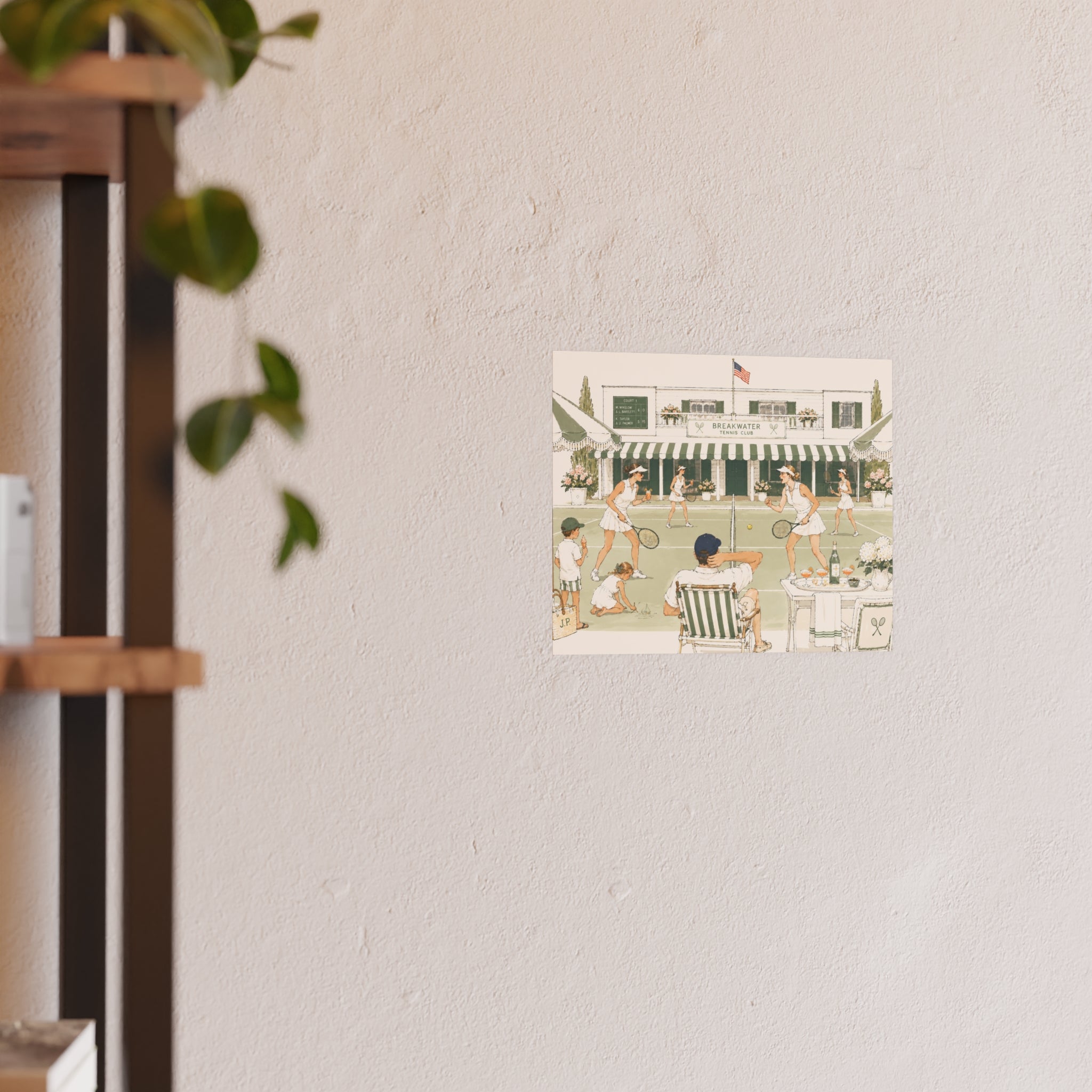 Breakwater Tennis Club Art Print — Satin & Archival Matte Poster