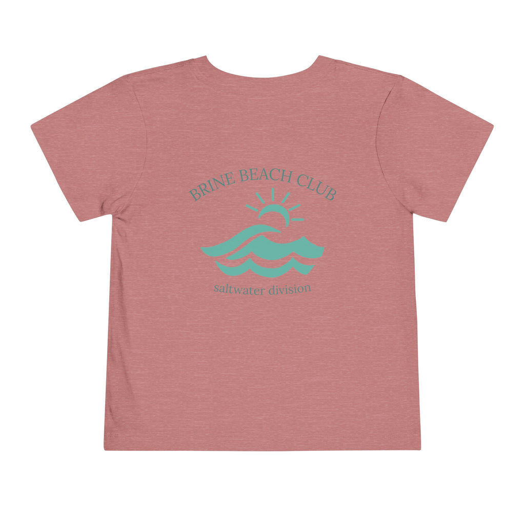 Toddler Tee — Brine Beach Club Saltwater Division Waves Graphic