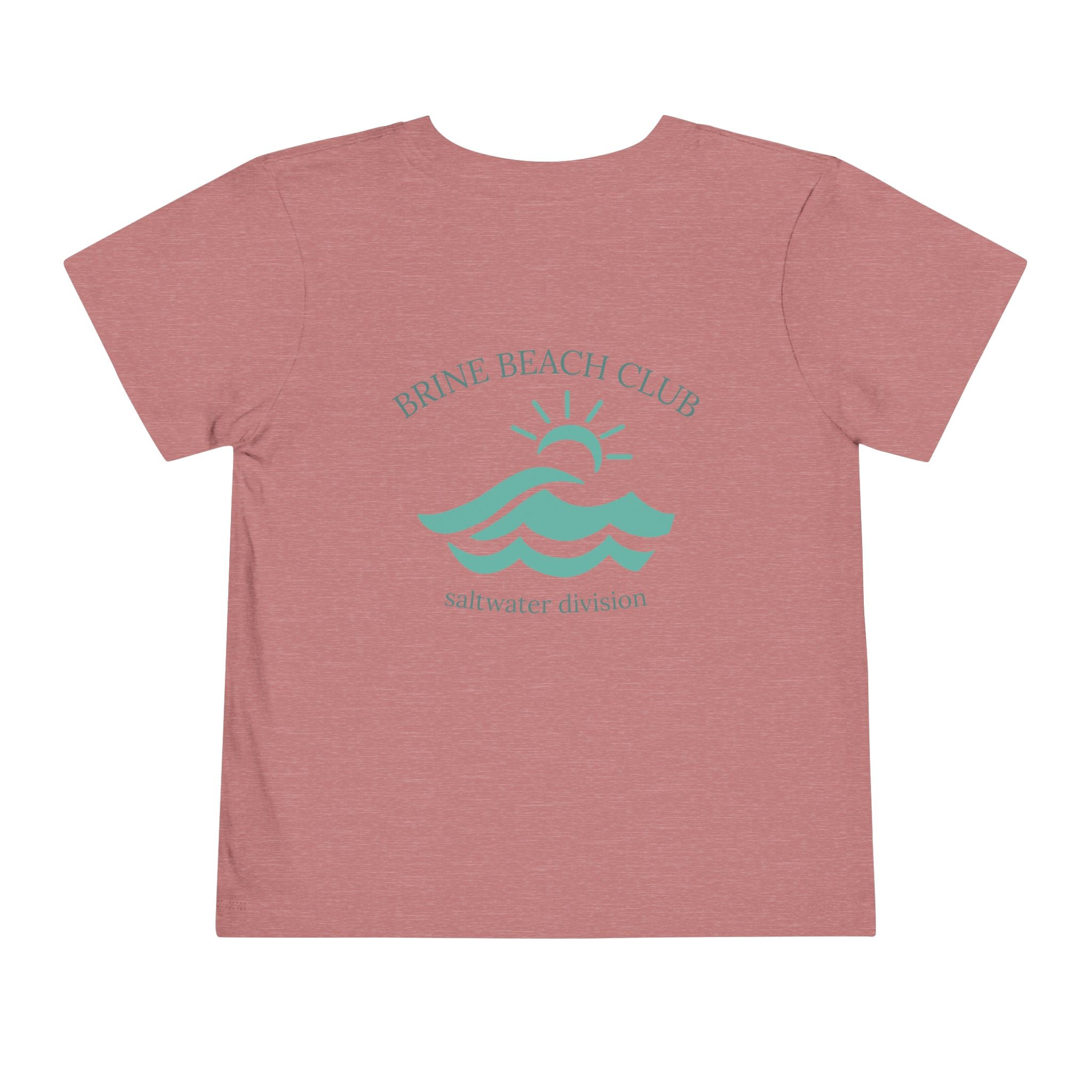 Toddler Tee — Brine Beach Club Saltwater Division Waves Graphic