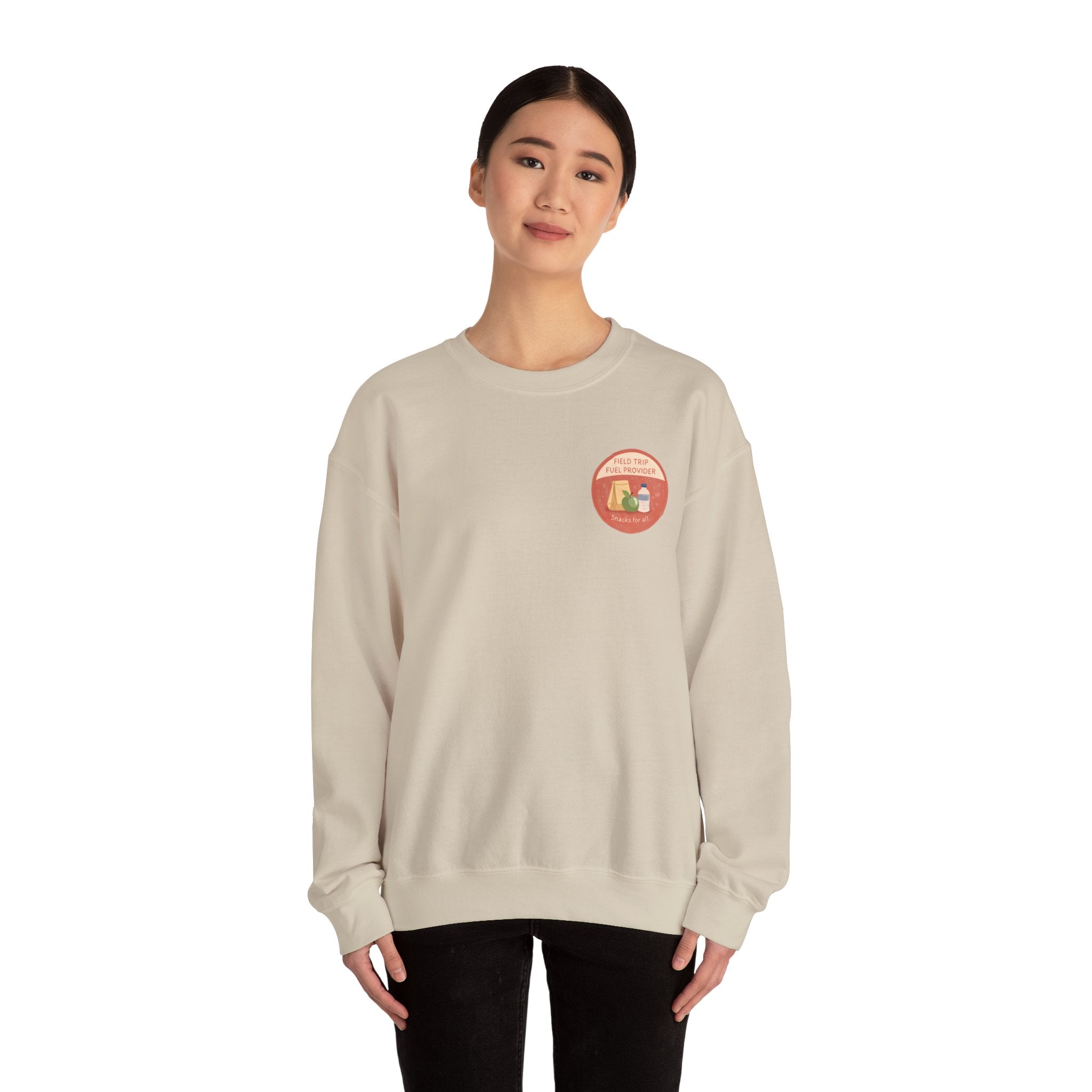 Field Trip Fuel Provider Mom Sweatshirt — Merit Badge Crewneck