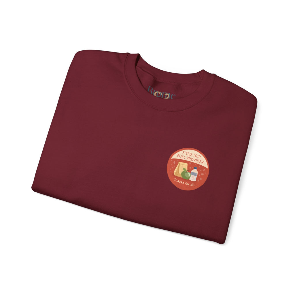 Field Trip Fuel Provider Mom Sweatshirt — Merit Badge Crewneck