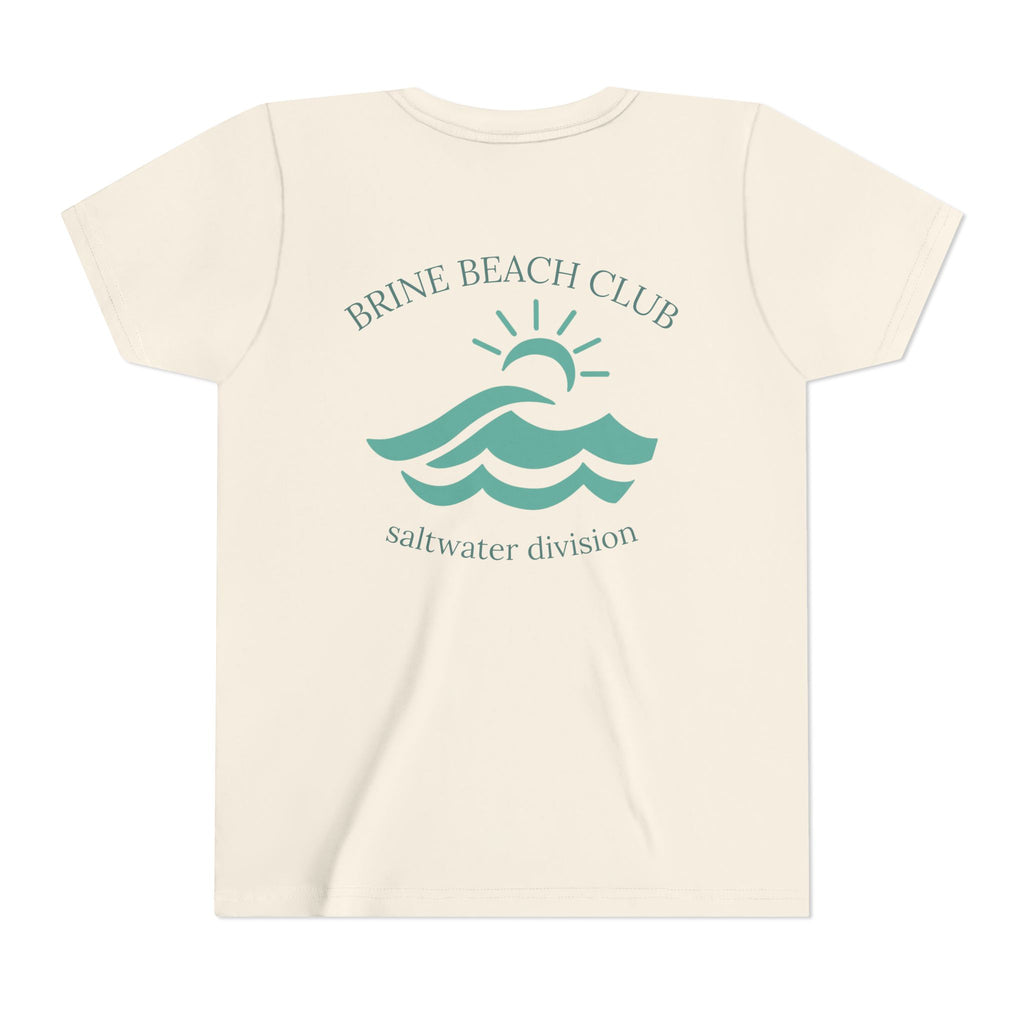Brine Beach Club Youth Tee - Saltwater Division Waves Design