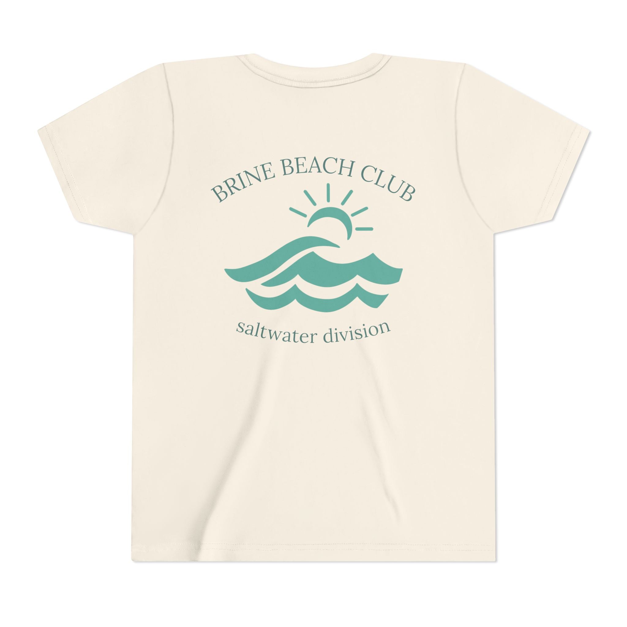 Brine Beach Club Youth Tee - Saltwater Division Waves Design