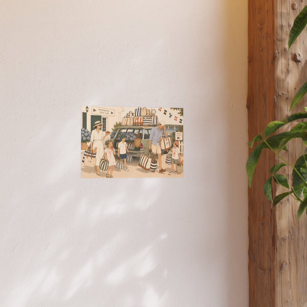 Summer Arrivals Art Print — Satin & Archival Matte Poster