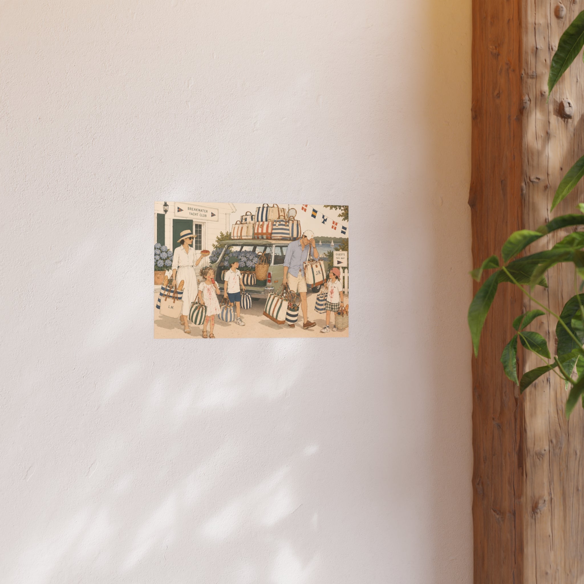 Summer Arrivals Art Print — Satin & Archival Matte Poster