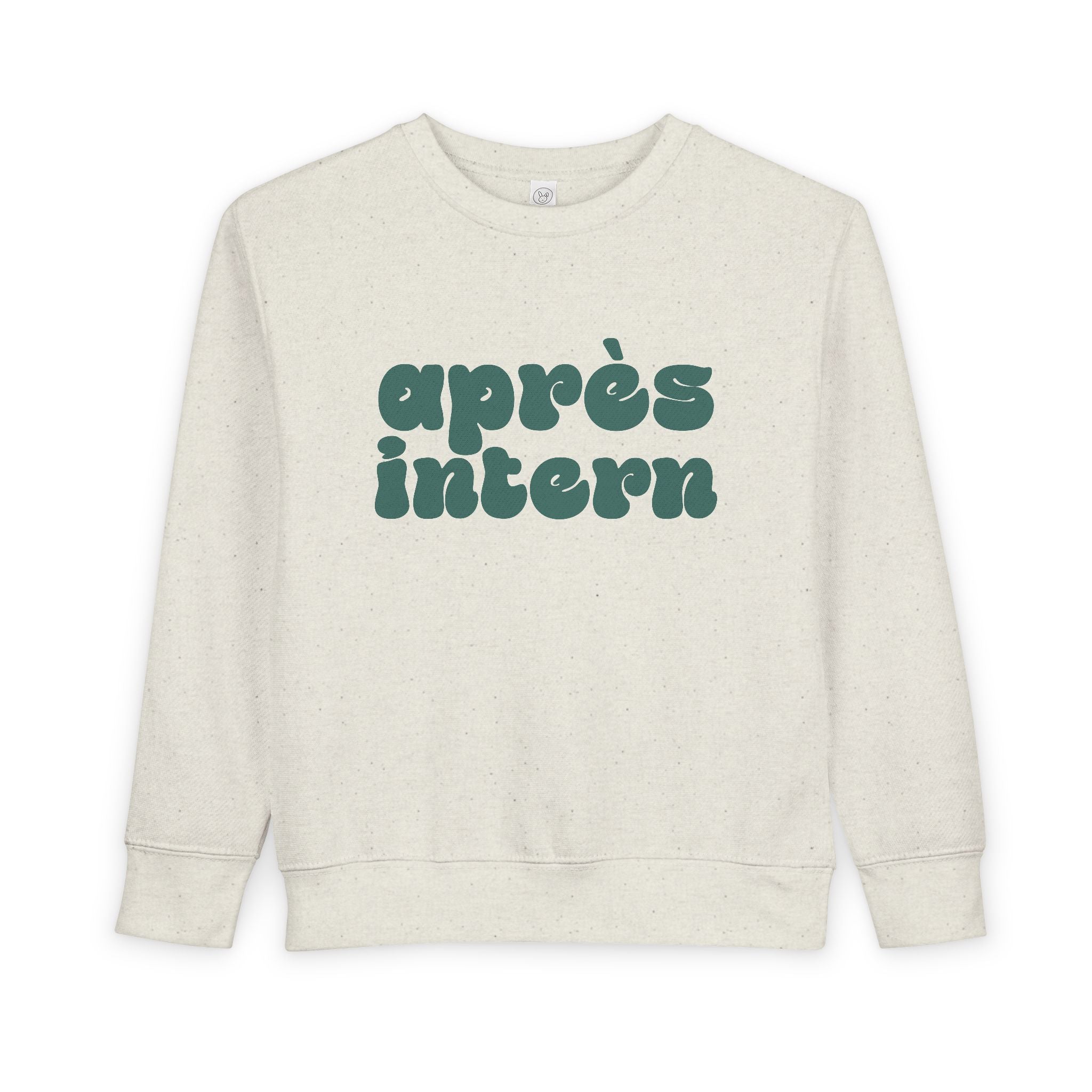 Après Intern Toddler Sweatshirt — Cute Après-Ski Crewneck for Kids