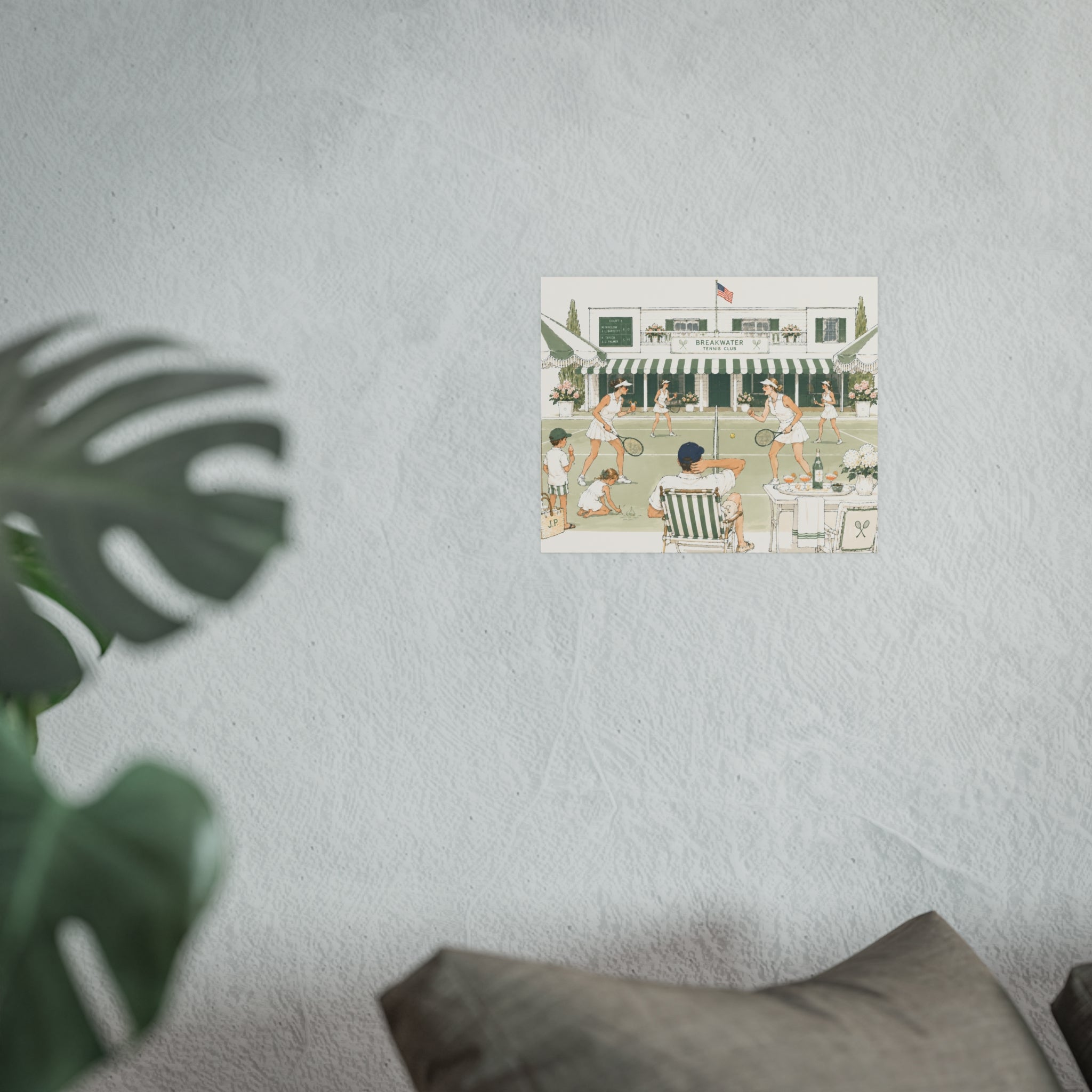 Breakwater Tennis Club Art Print — Satin & Archival Matte Poster