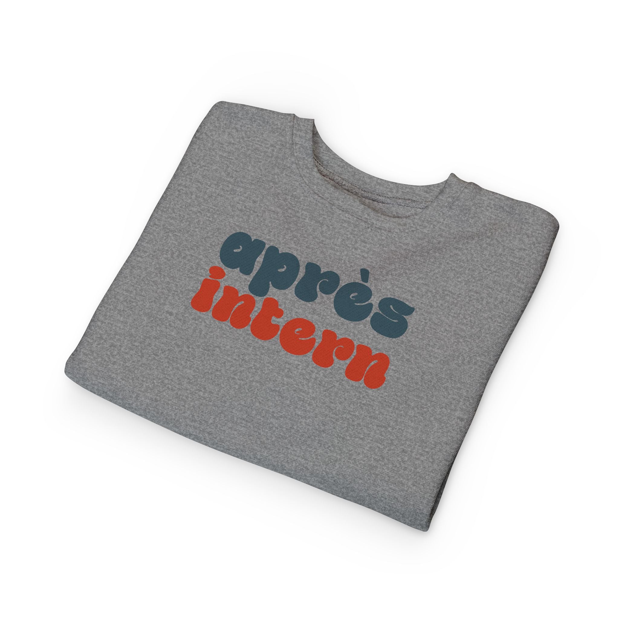Après Intern Toddler Sweatshirt — Cute Après-Ski Crewneck for Kids