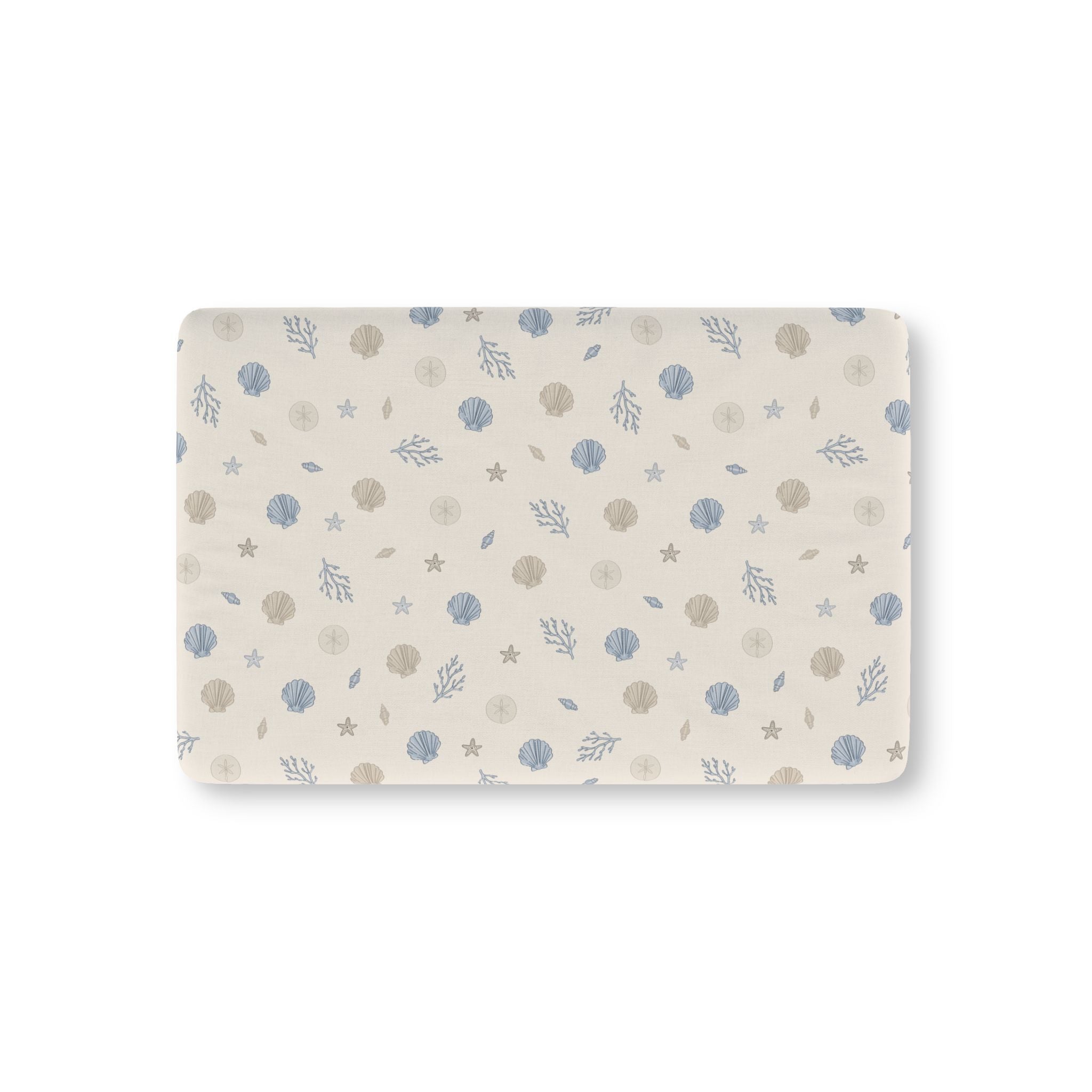 Tiny Tides Baby Fitted Crib Sheet | Ocean Wave Nursery Bedding