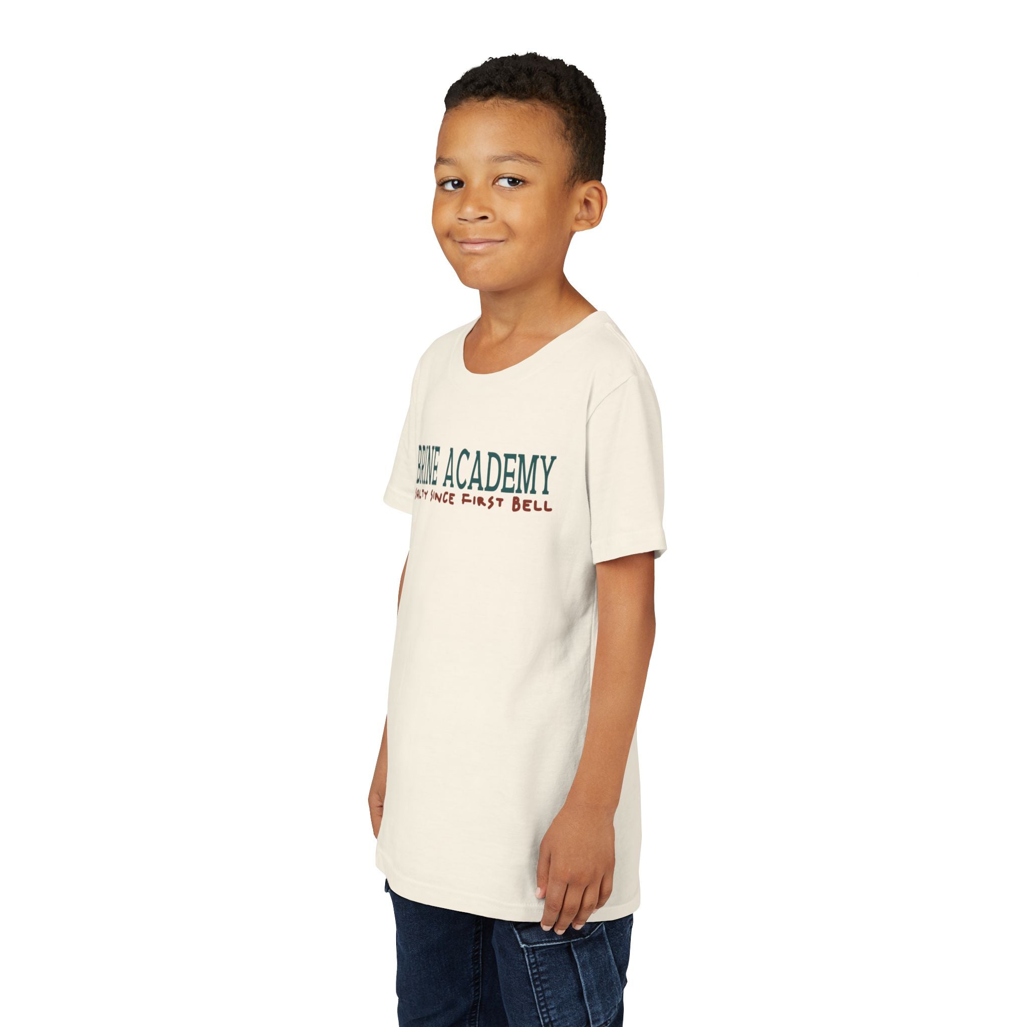 Brine Academy Youth Tee — Snack Sciences Crab Shirt