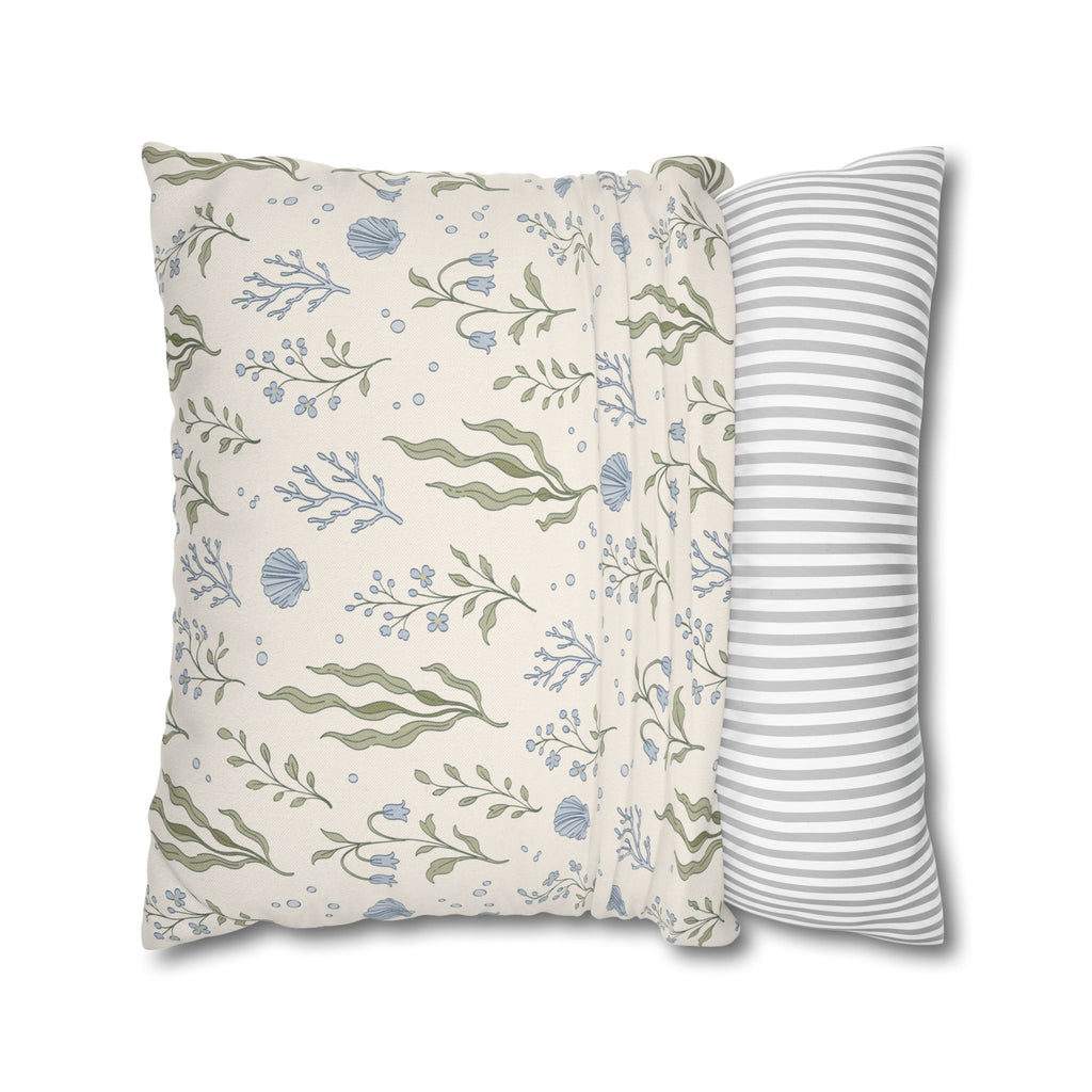 Sea Garden throw pillow cover Pillowcase | Square Decorative Pillowcase