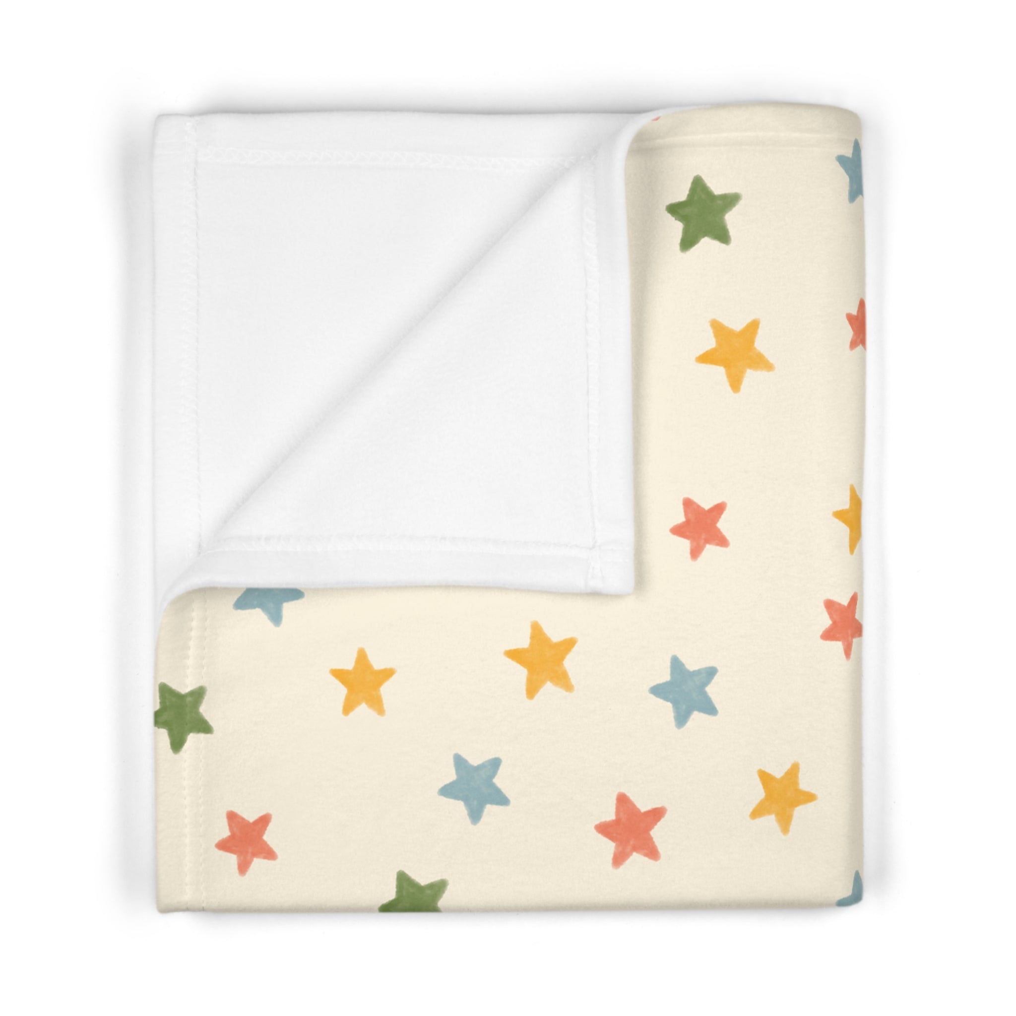 Starry Vintage Playroom Baby Blanket — Soft Fleece Nursery Throw for Newborns & Toddlers
