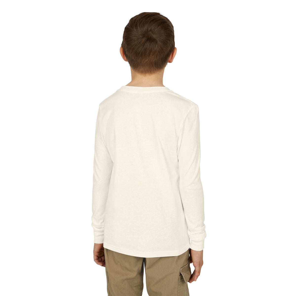 Brine Academy Youth Long Sleeve Tee — Retro Campus Logo Shirt