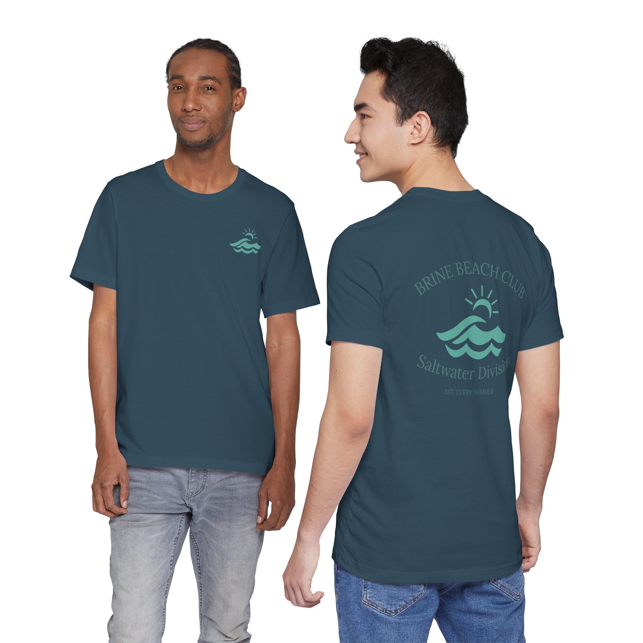 Brine Beach Club — Saltwater Division Waves Graphic T-Shirt