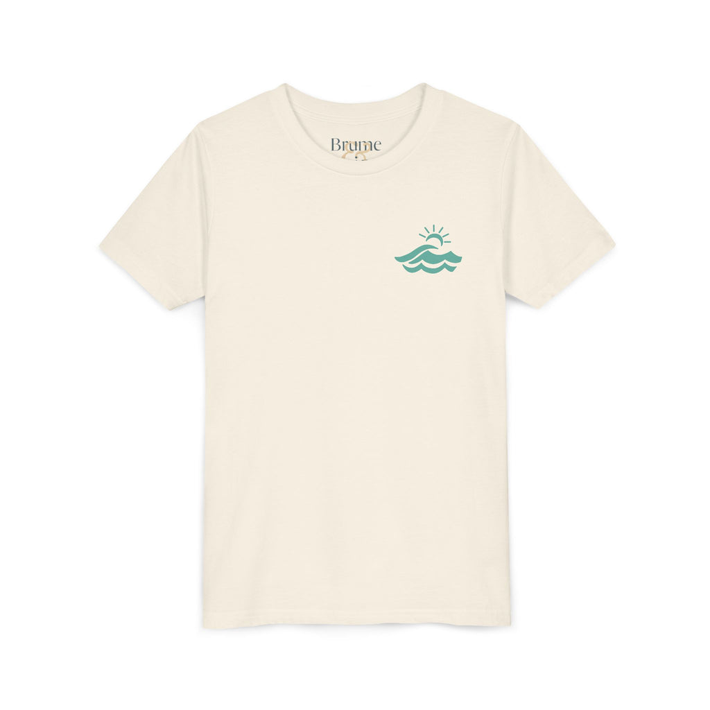 Brine Beach Club Youth Tee - Saltwater Division Waves Design