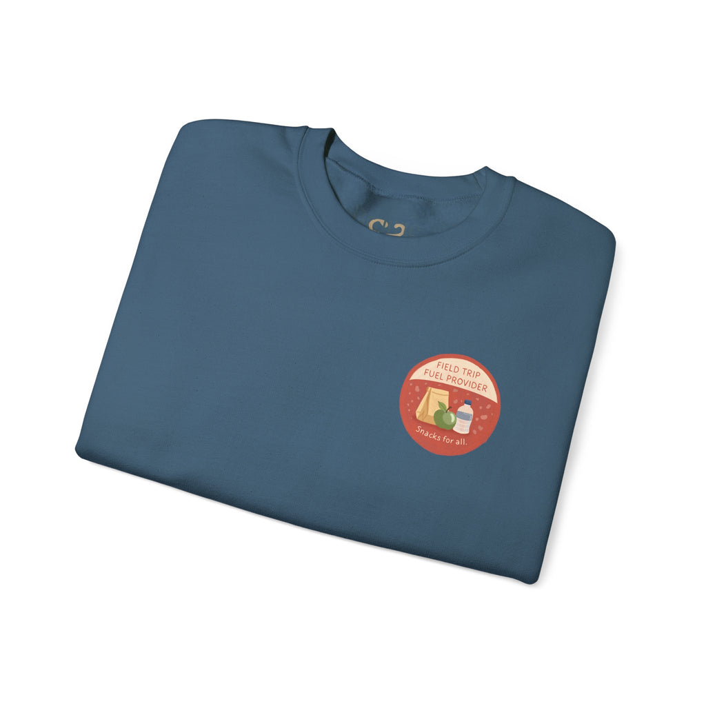 Field Trip Fuel Provider Mom Sweatshirt — Merit Badge Crewneck
