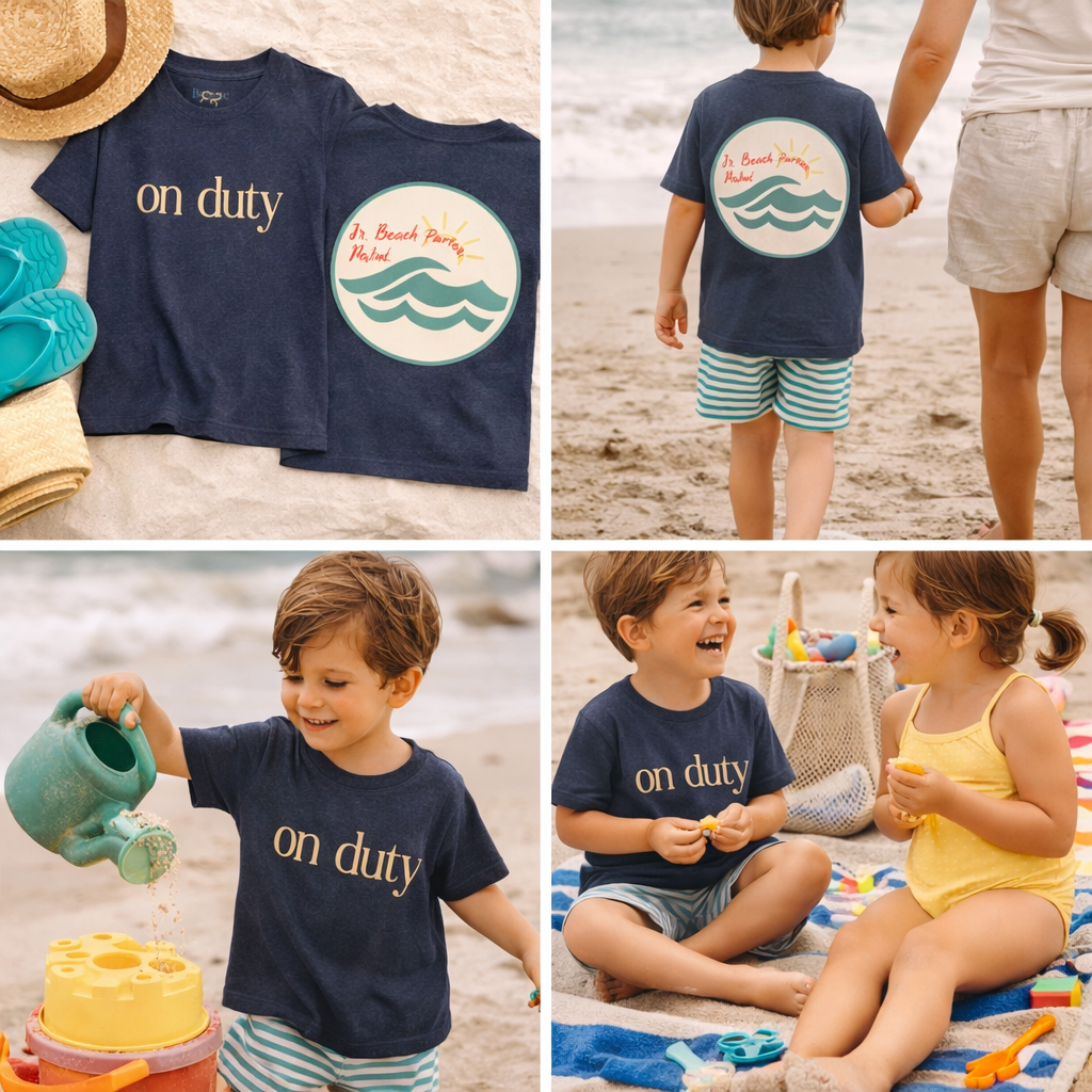 Brine Beach Club Junior Beach Patrol Youth Tee — 'On Duty'