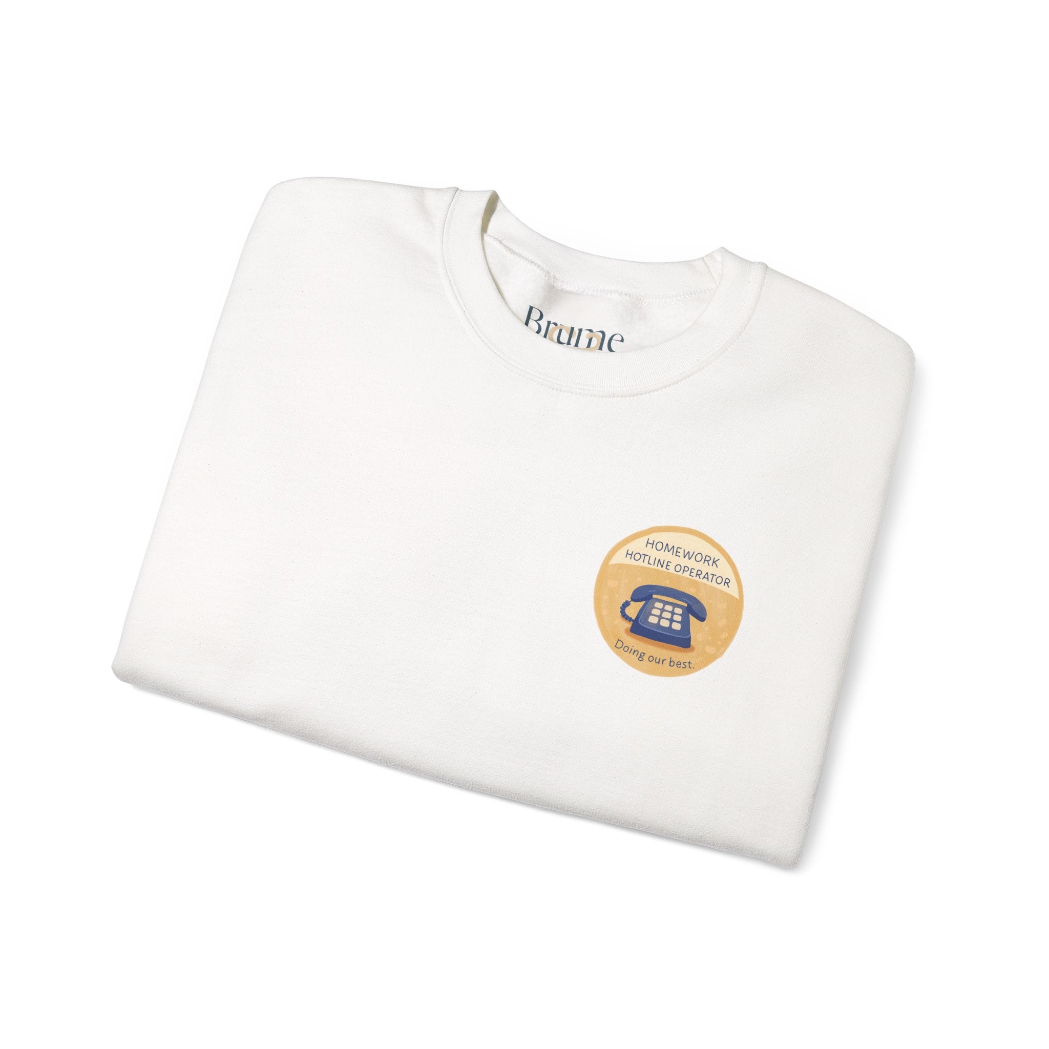 Homework Hotline Mom Merit Badge Sweatshirt