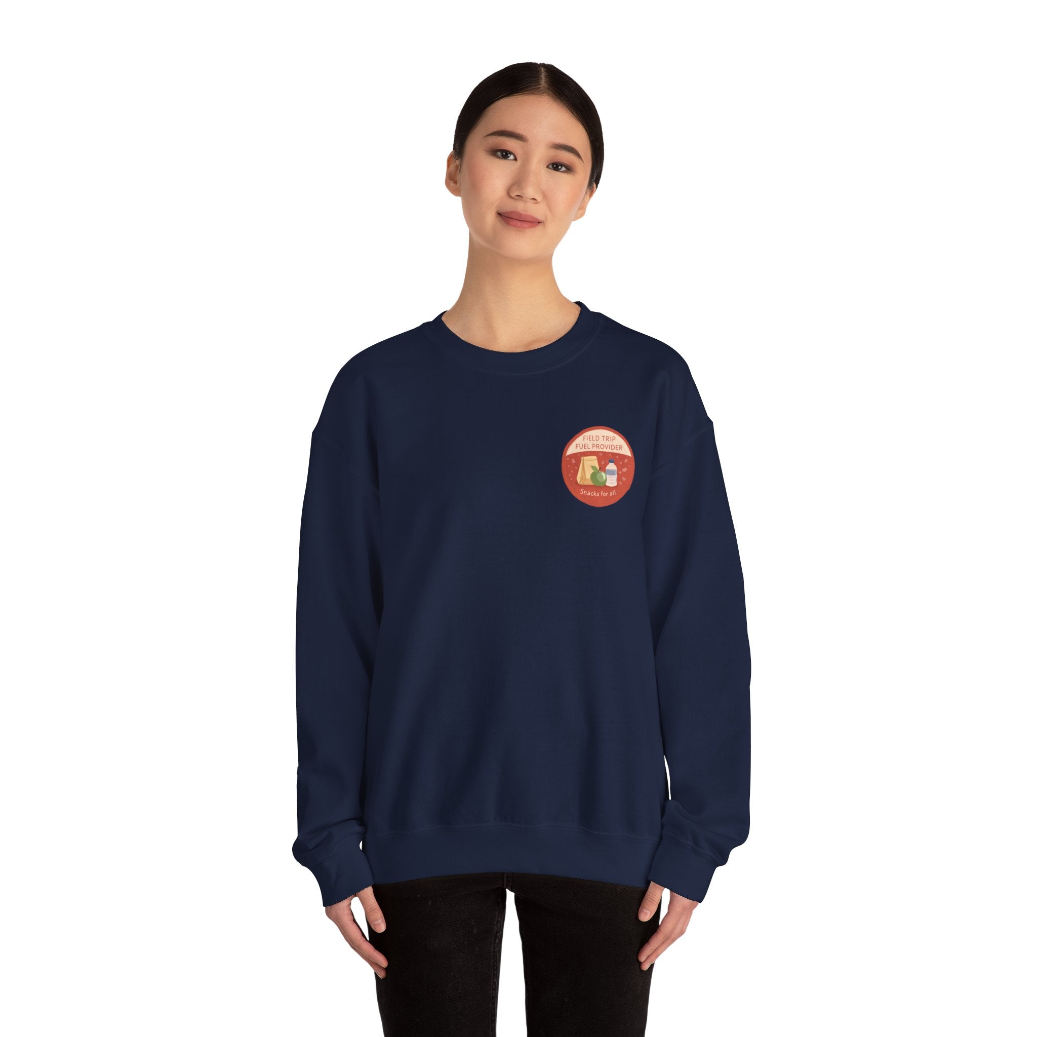 Field Trip Fuel Provider Mom Sweatshirt — Merit Badge Crewneck