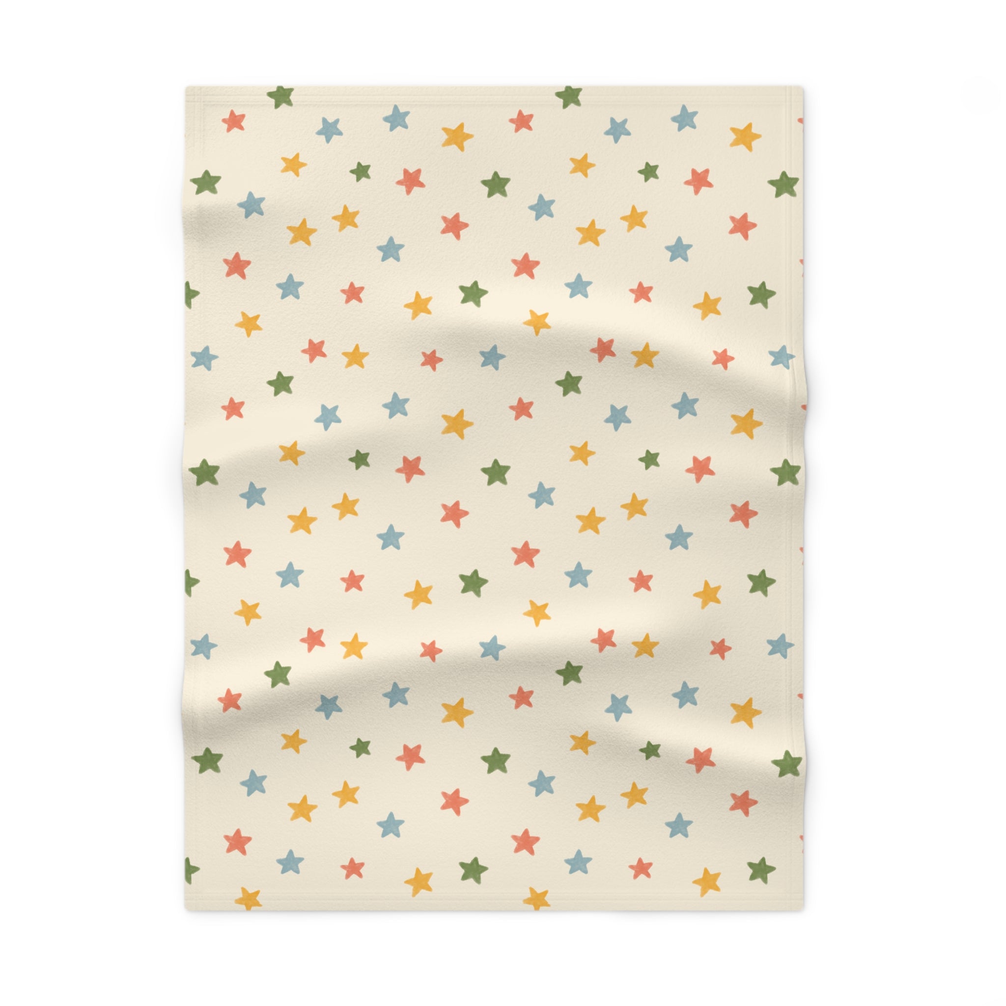 Starry Vintage Playroom Baby Blanket — Soft Fleece Nursery Throw for Newborns & Toddlers