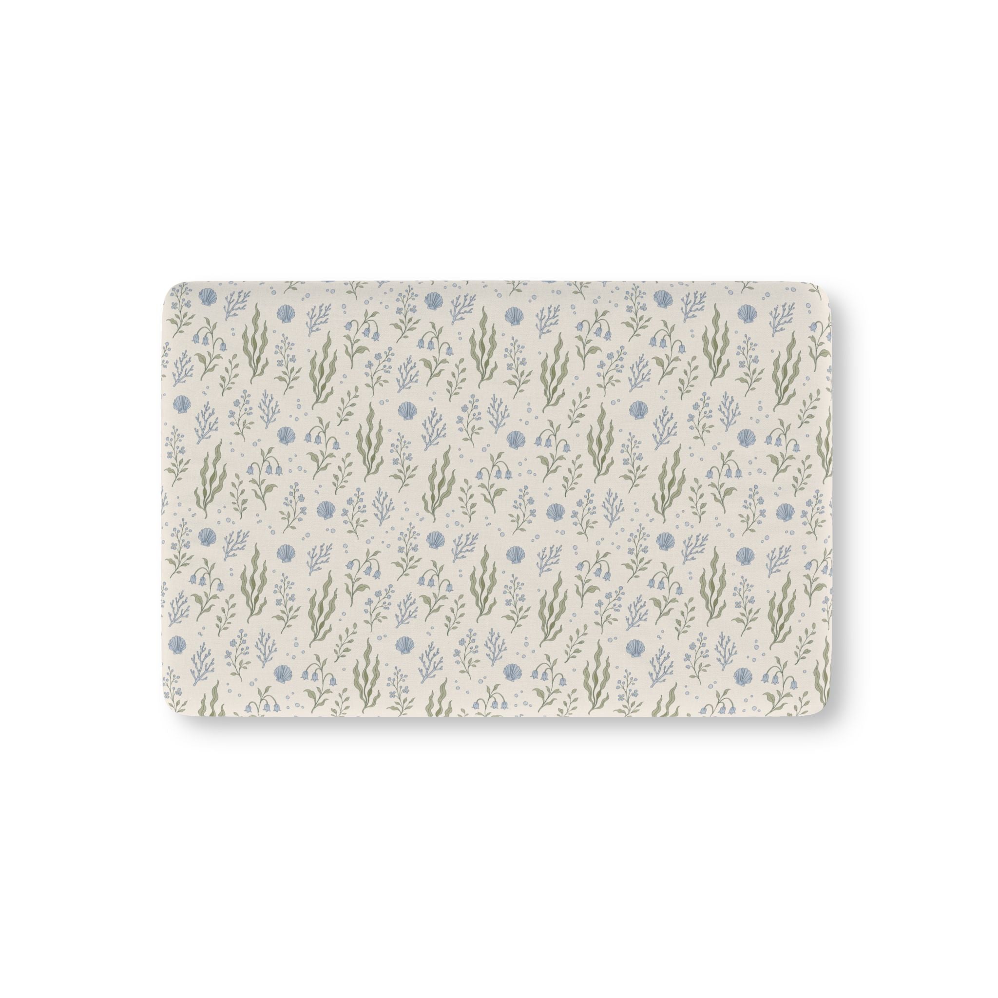 Sea Garden Baby Fitted Crib Sheet | Mini & Regular Crib Sizes