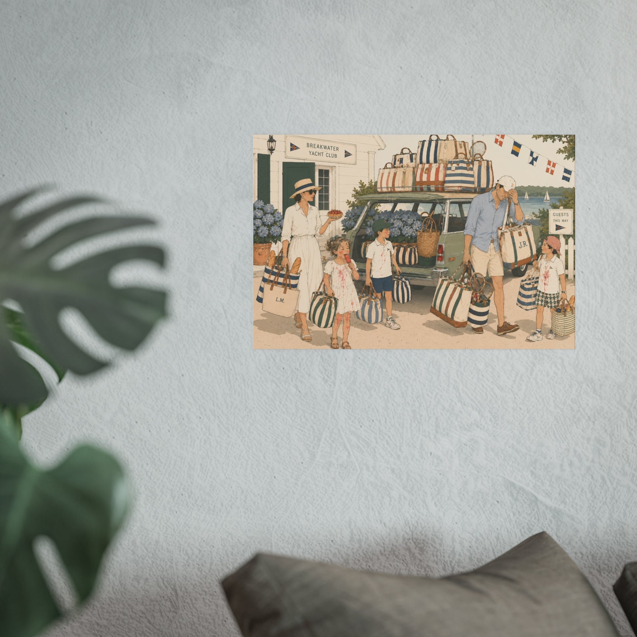 Summer Arrivals Art Print — Satin & Archival Matte Poster