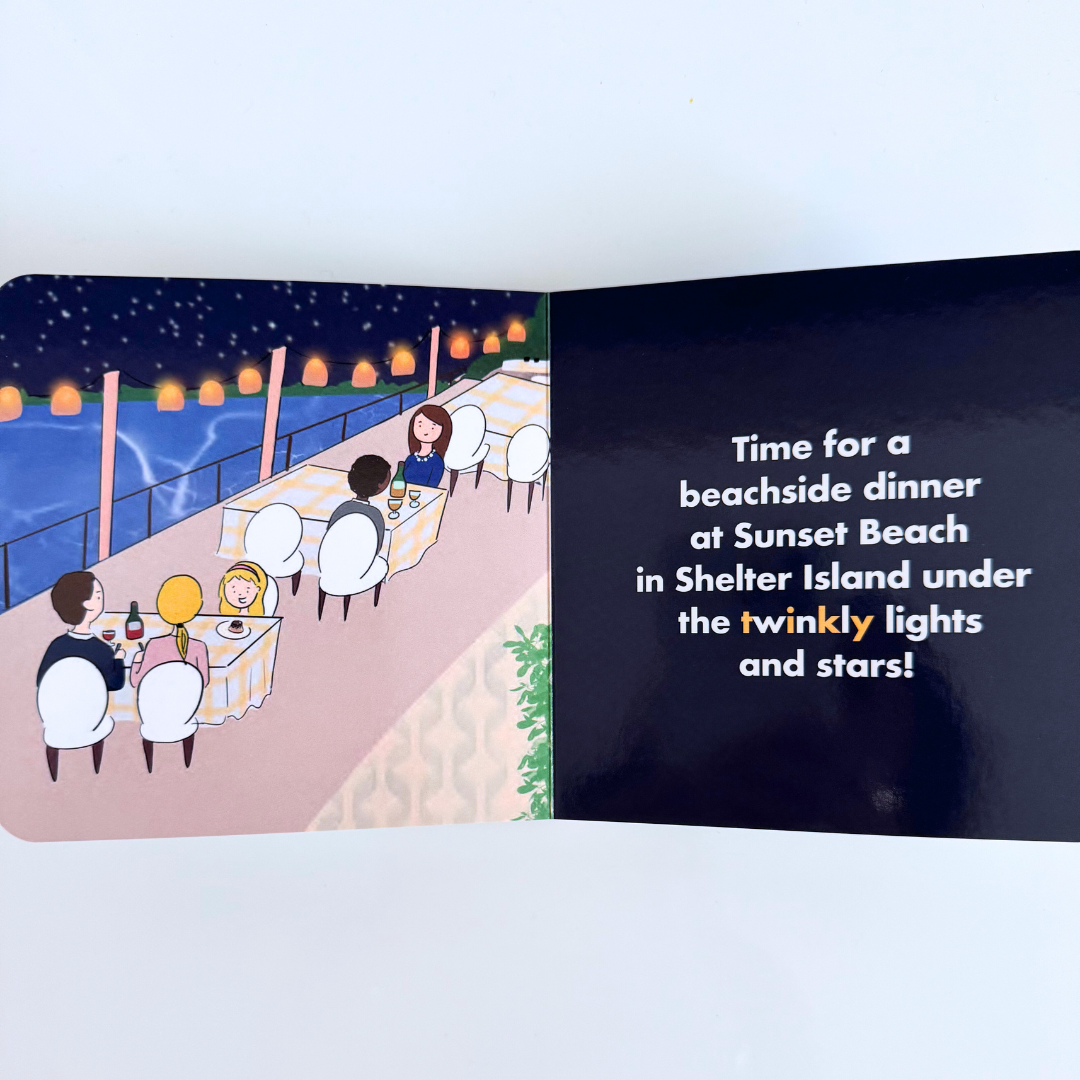 Hamptons Jet Set Baby Book