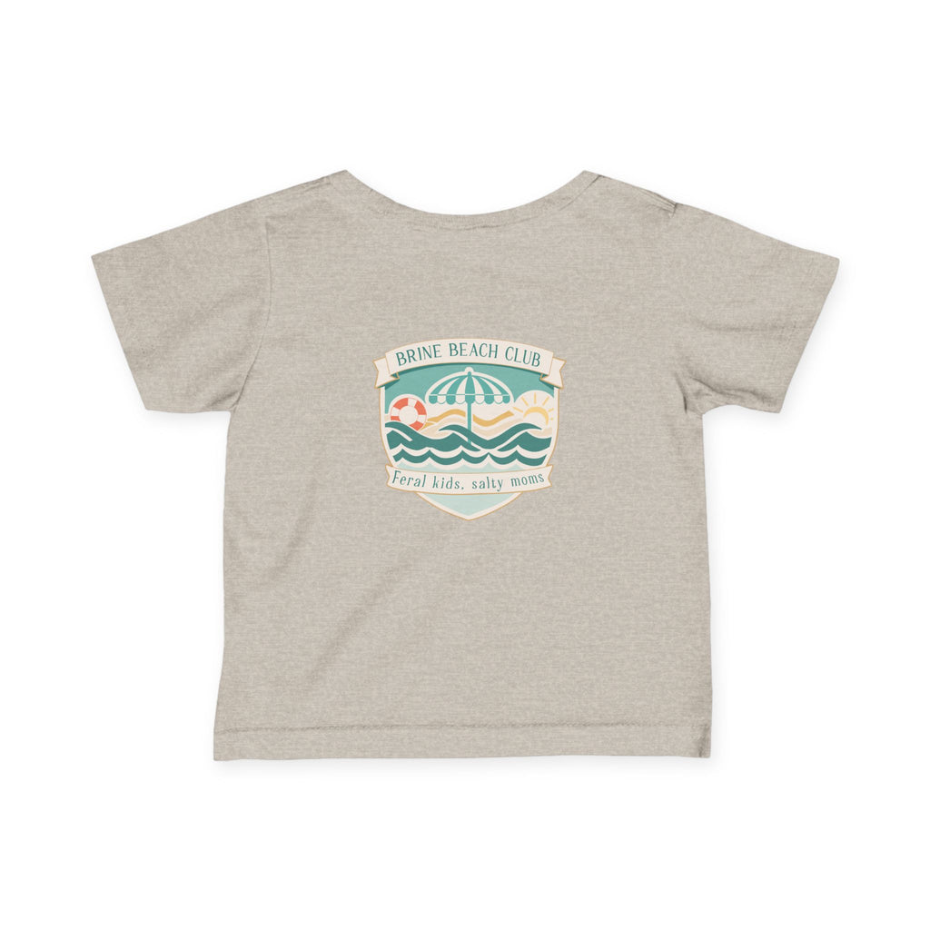 Brine Beach Club Infant Tee — Vintage Beach Club Toddler Top