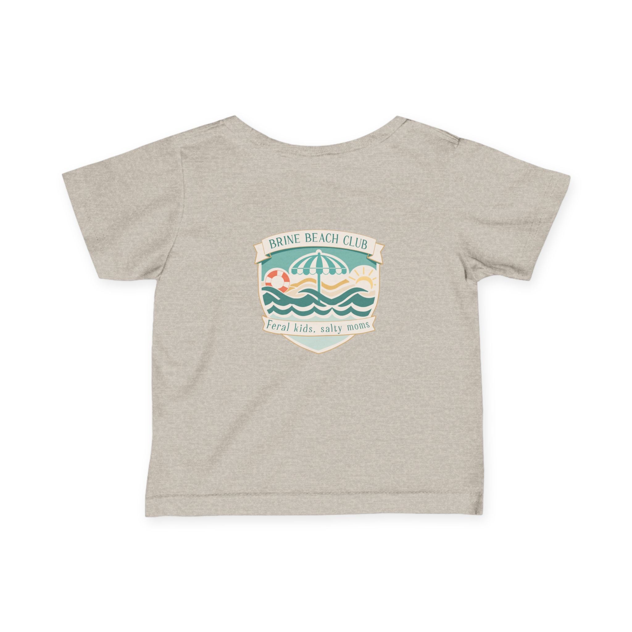 Brine Beach Club Infant Tee — Vintage Beach Club Toddler Top