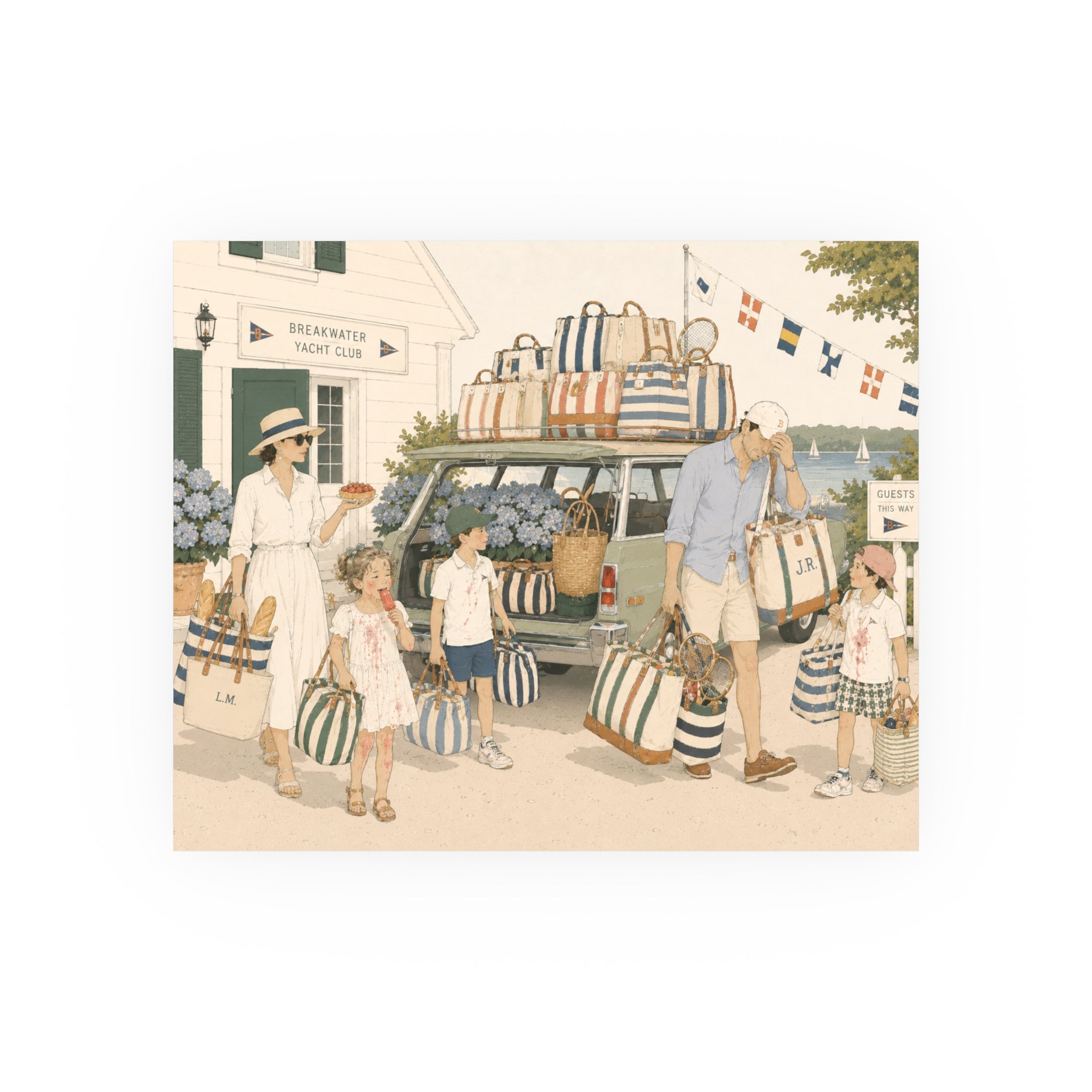 Summer Arrivals Art Print — Satin & Archival Matte Poster