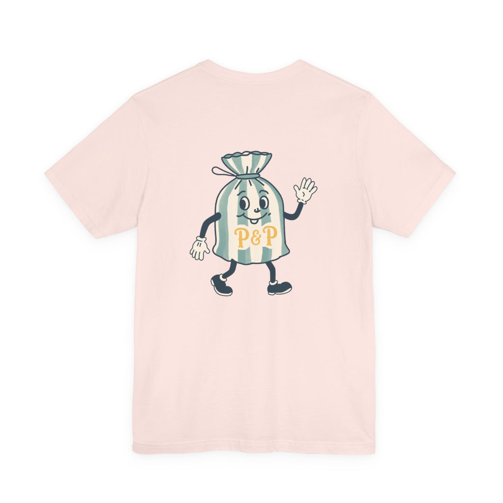 Port & Penny Retro Candy Bag Graphic Tee — Cute Vintage Snack Shirt