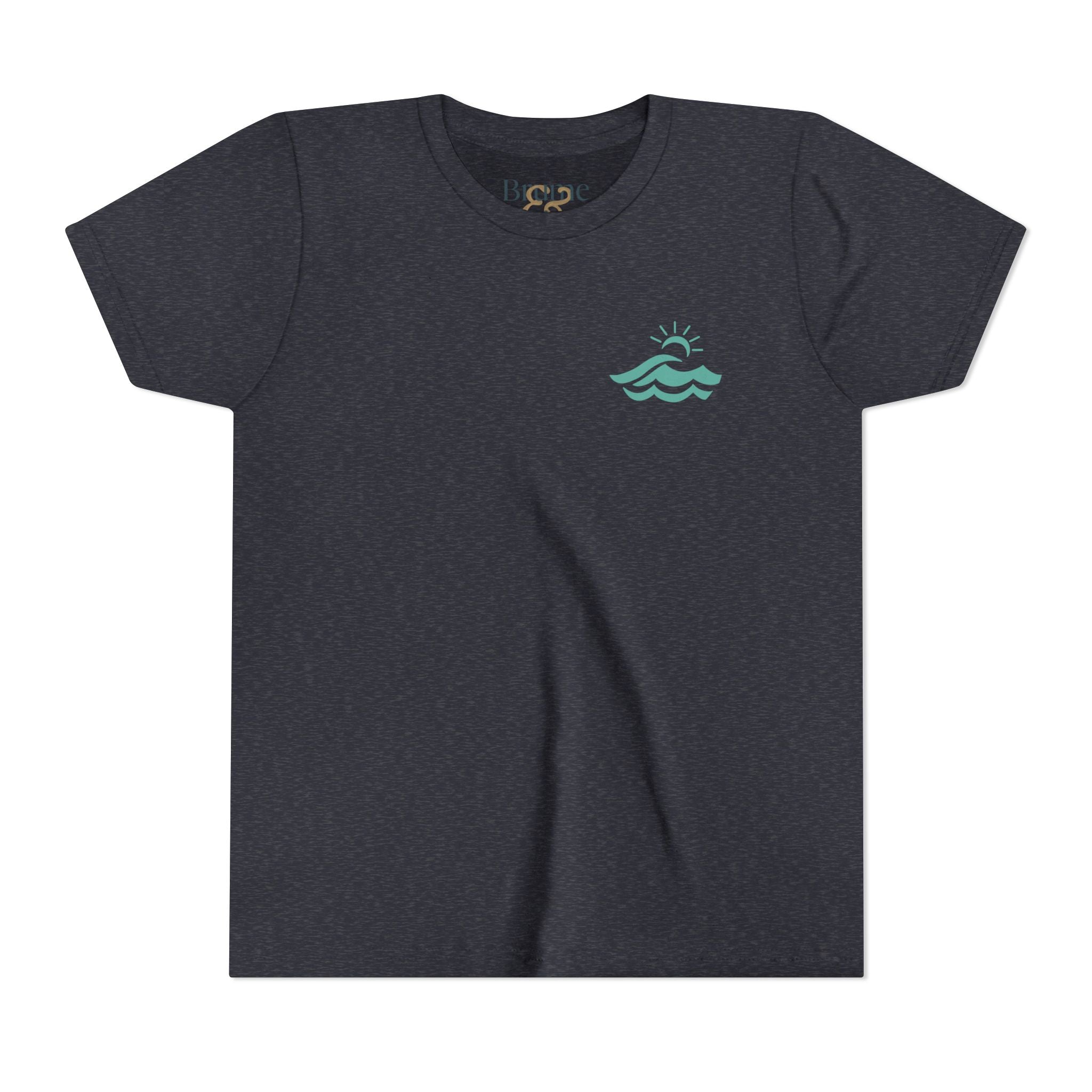 Brine Beach Club Youth Tee - Saltwater Division Waves Design