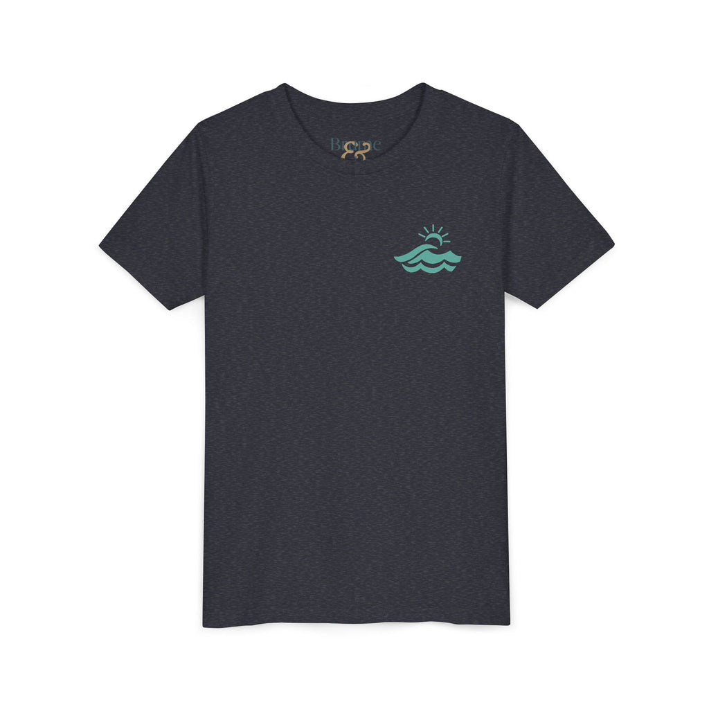 Brine Beach Club Youth Tee - Saltwater Division Waves Design