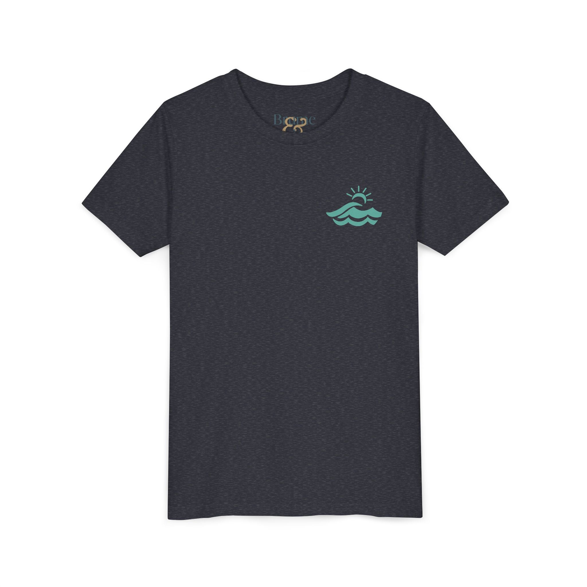 Brine Beach Club Youth Tee - Saltwater Division Waves Design