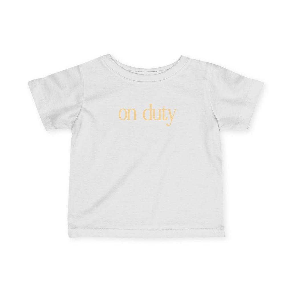 Infant Tee — "Sand Taster On Duty" Brine Beach Club