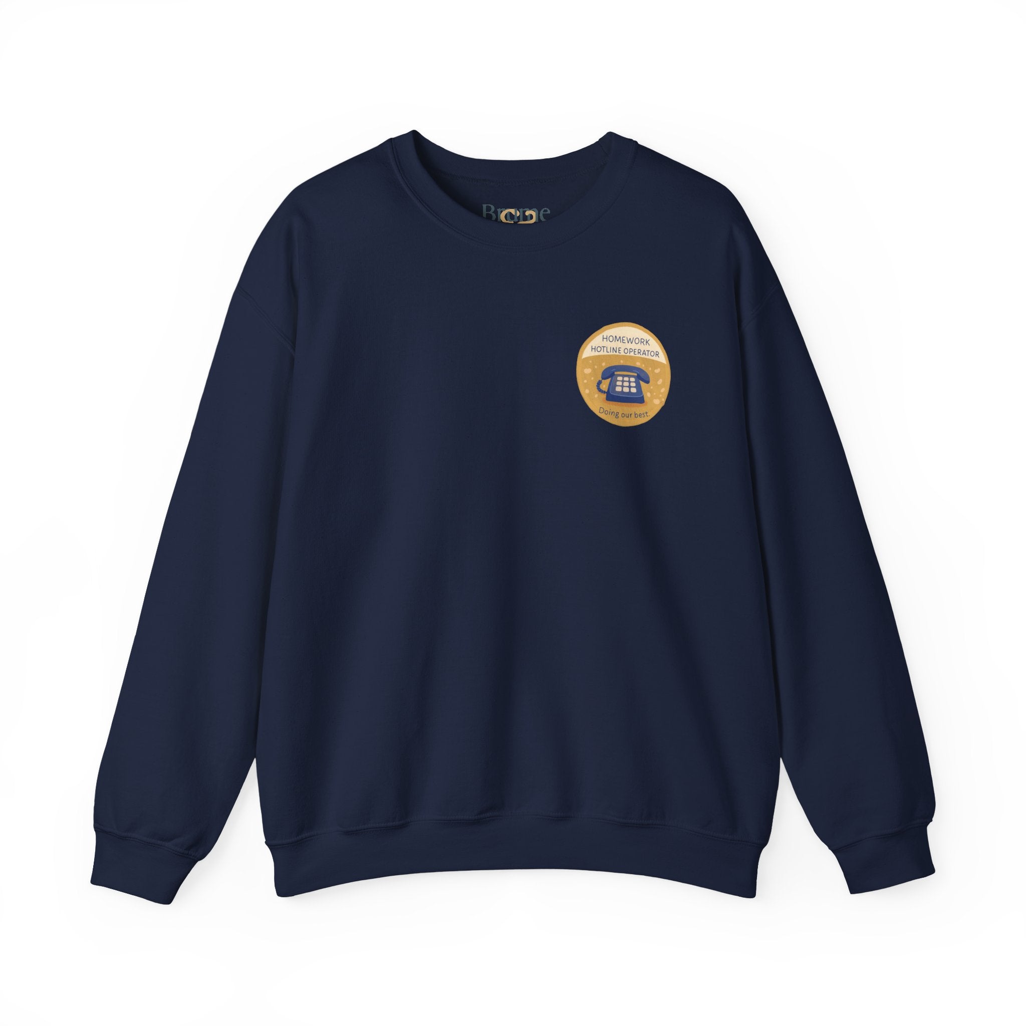 Homework Hotline Mom Merit Badge Sweatshirt