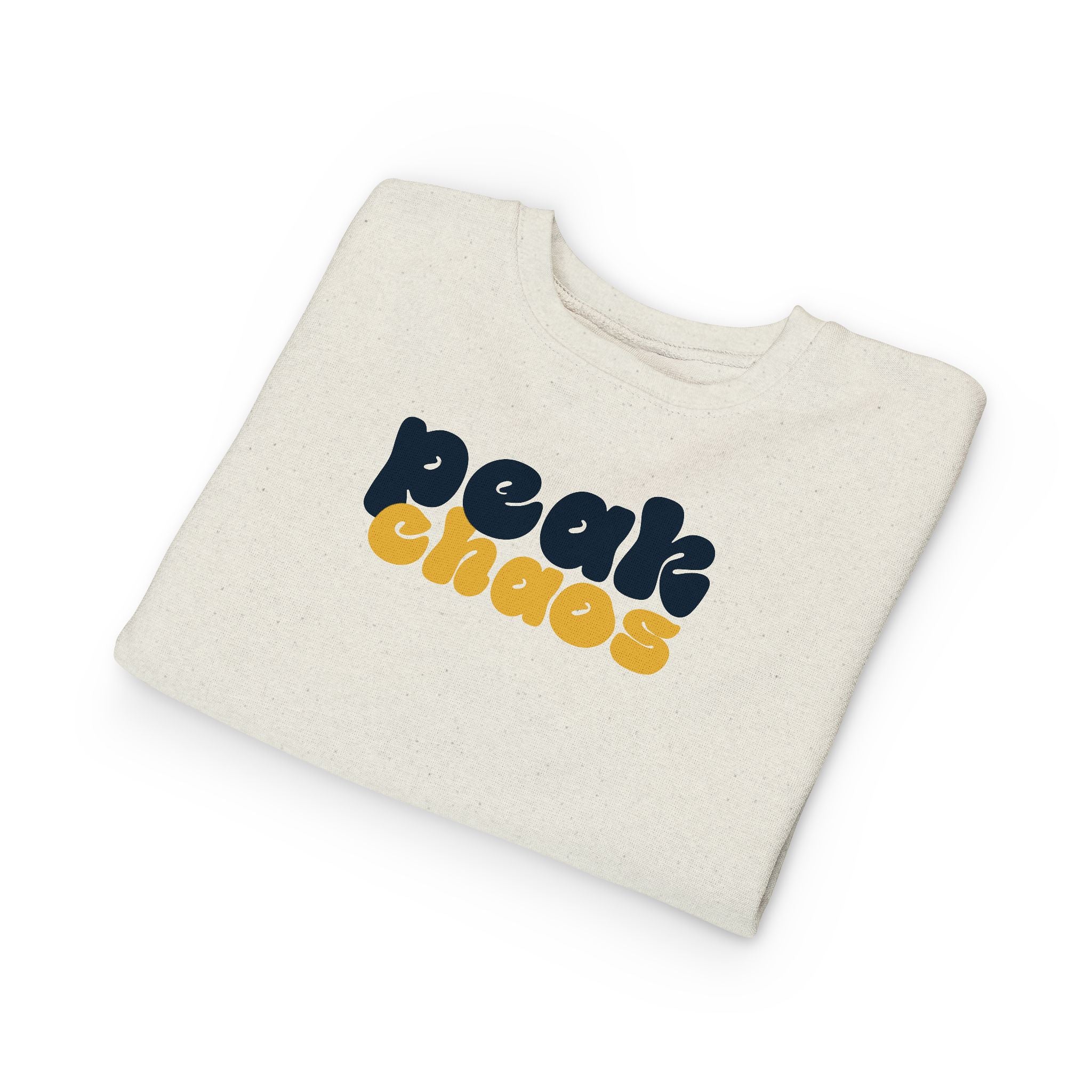 Copy of Peak Chaos Toddler Sweatshirt — Playful Graphic Crewneck for Little Kids