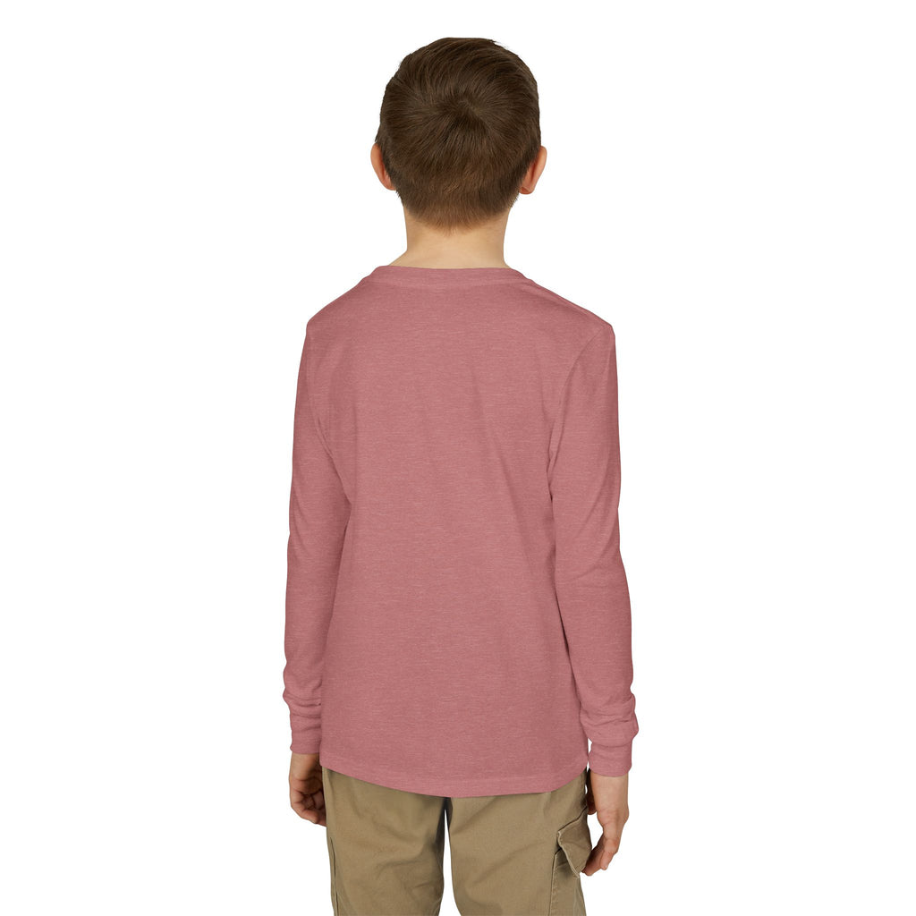 Brine Academy Youth Long Sleeve Tee — Retro Campus Logo Shirt