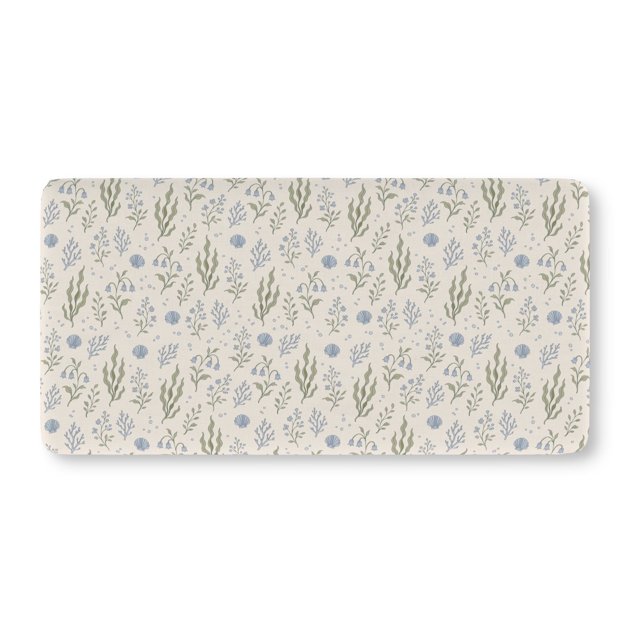 Sea Garden Baby Fitted Crib Sheet | Mini & Regular Crib Sizes