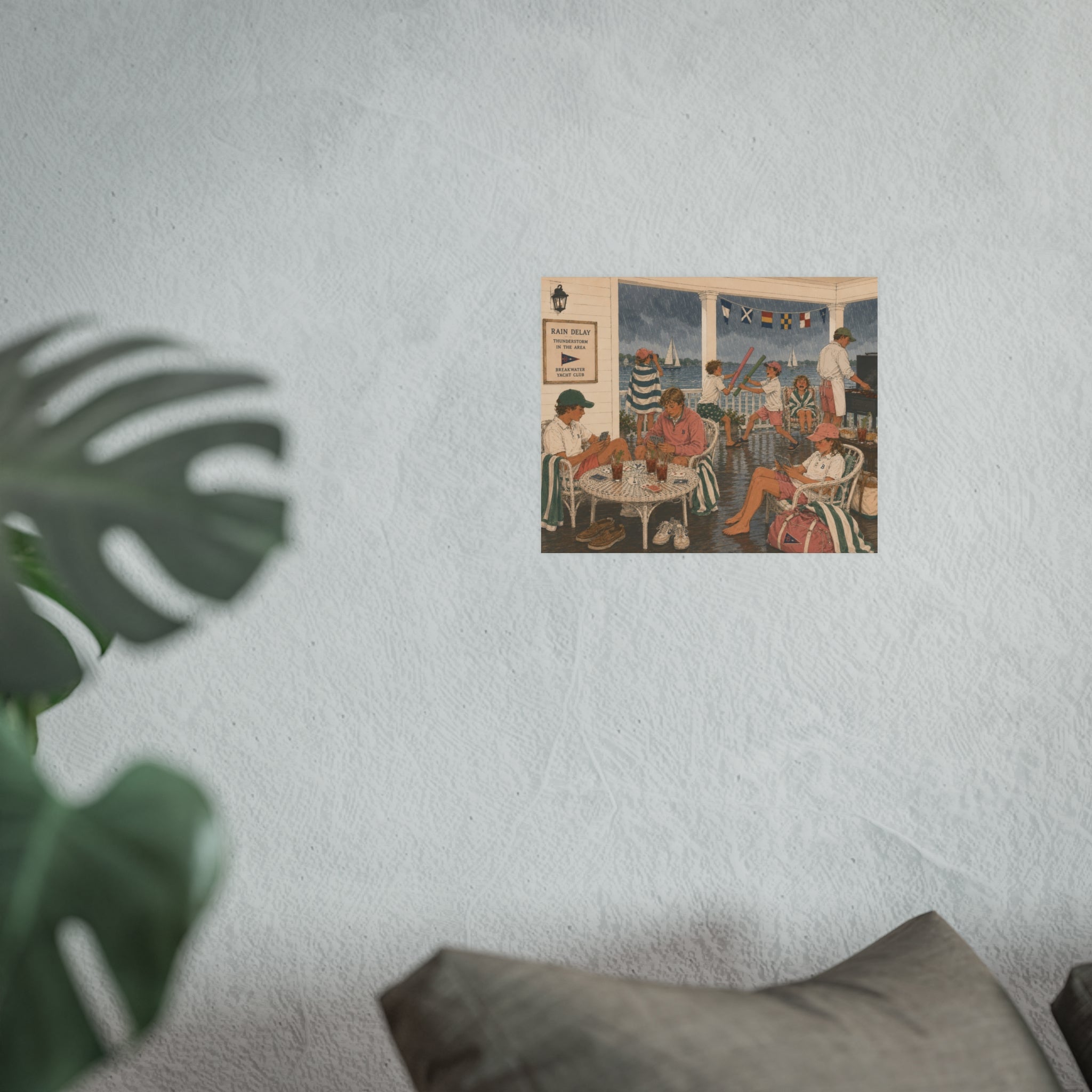 Rain Delay — Summer Yacht Club Art Print (Satin/Archival Matte)