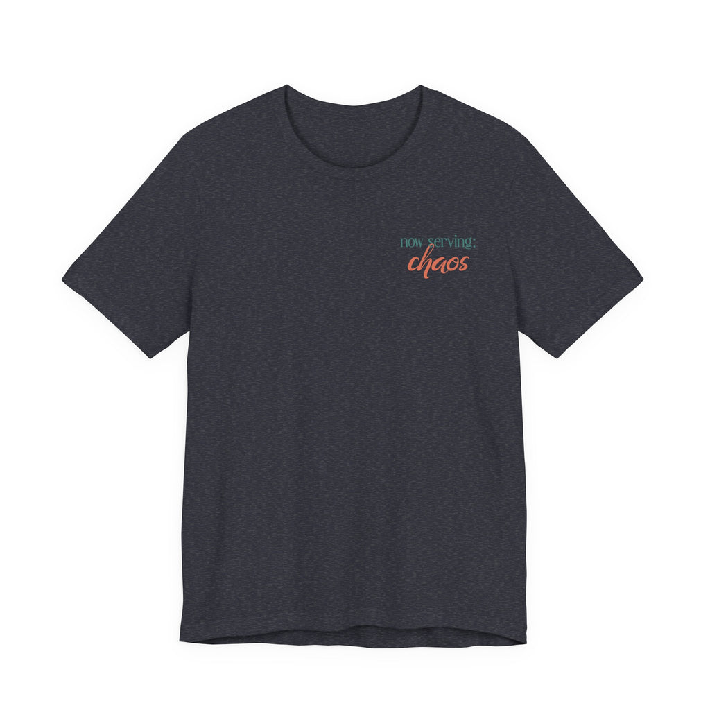 Brine Beach Club Snack Committee Tee — "Now Serving: Chaos" Retro Cooler Shirt