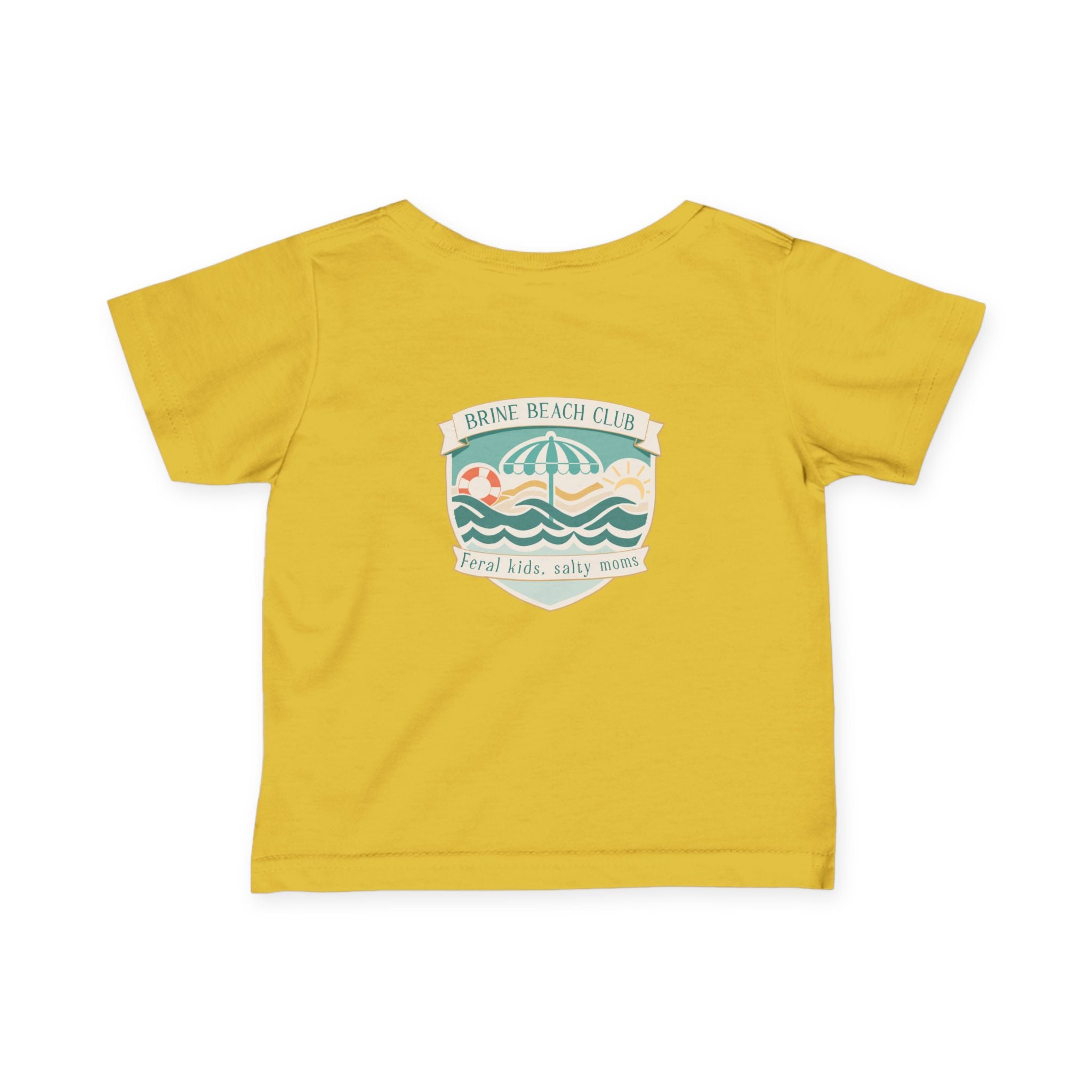 Brine Beach Club Infant Tee — Vintage Beach Club Toddler Top