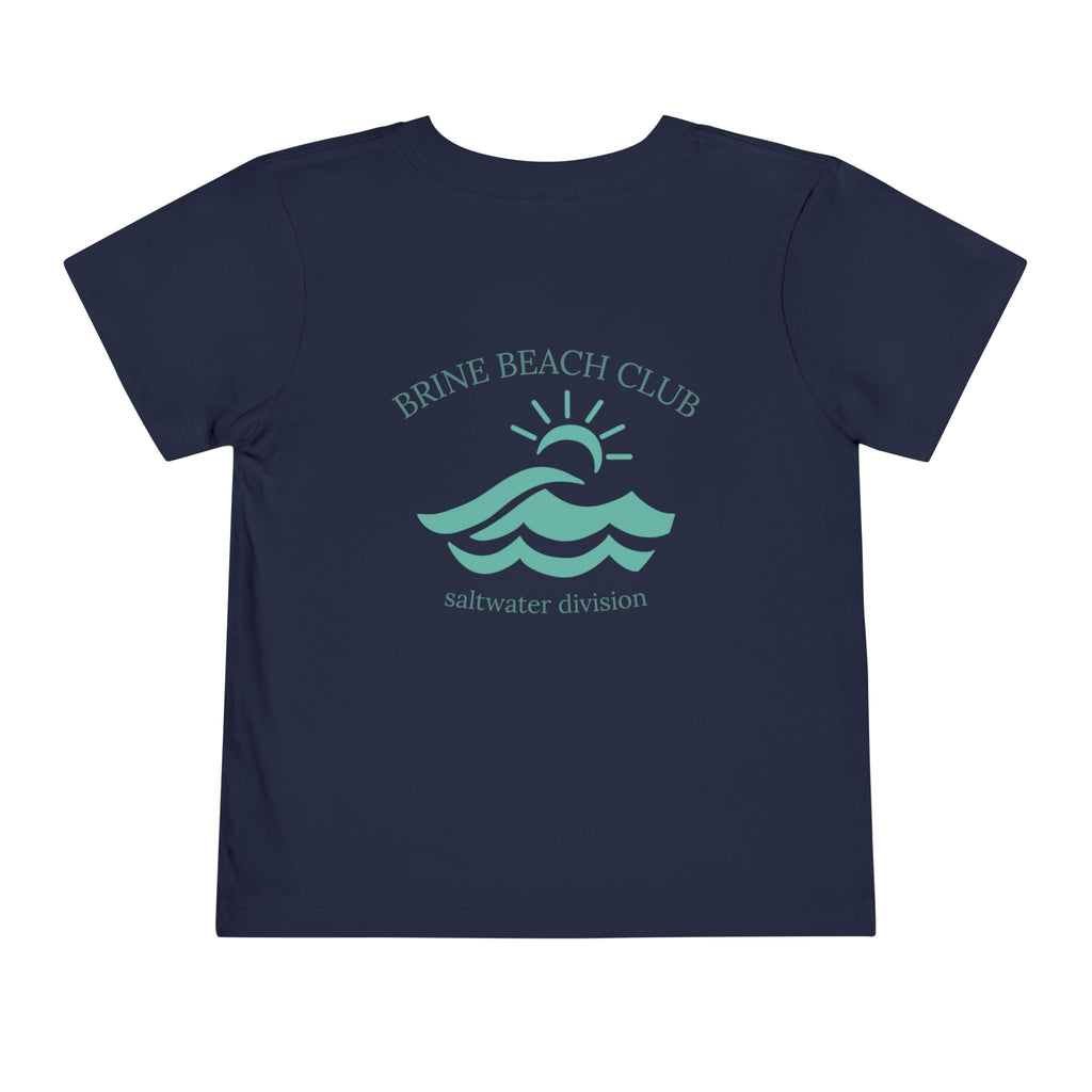 Toddler Tee — Brine Beach Club Saltwater Division Waves Graphic