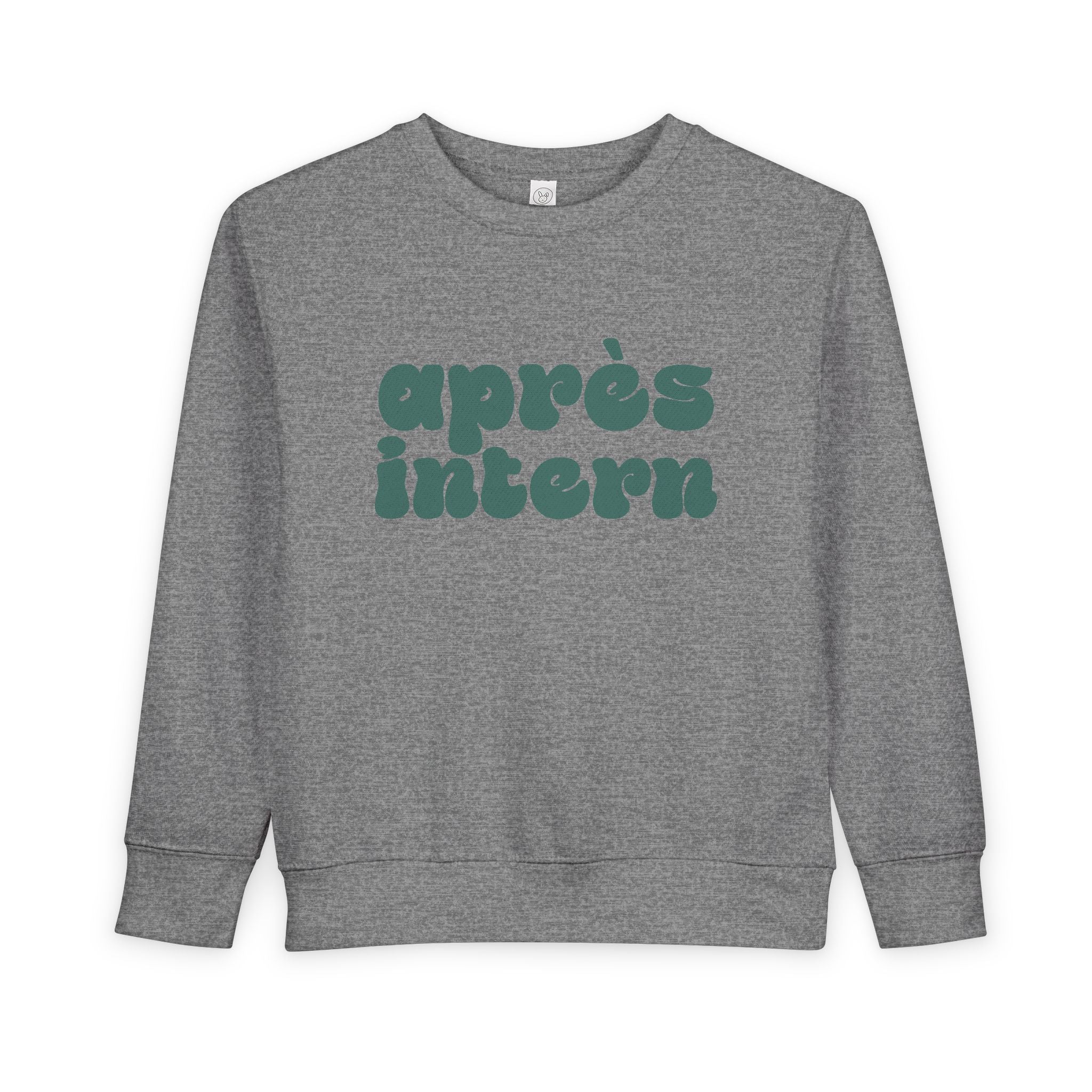 Après Intern Toddler Sweatshirt — Cute Après-Ski Crewneck for Kids