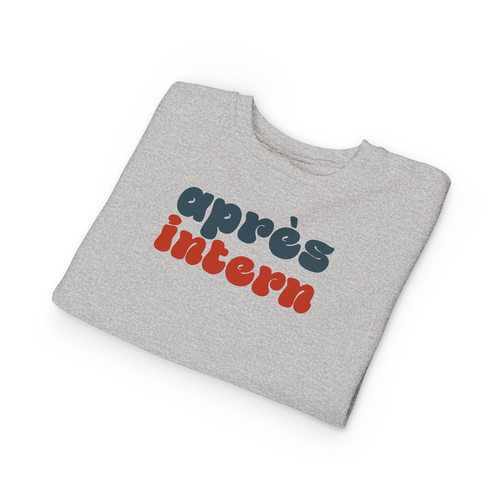 Après Intern Toddler Sweatshirt — Cute Après-Ski Crewneck for Kids